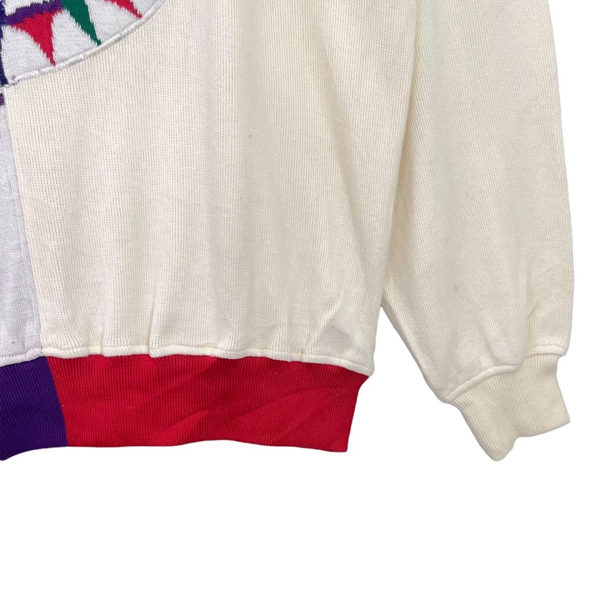 Kenzo Vintage 90s Kenzo Golf Muticolour Logo Crewneck Sweatshirt Size US L / EU 52-54 / 3 - 8 Thumbnail