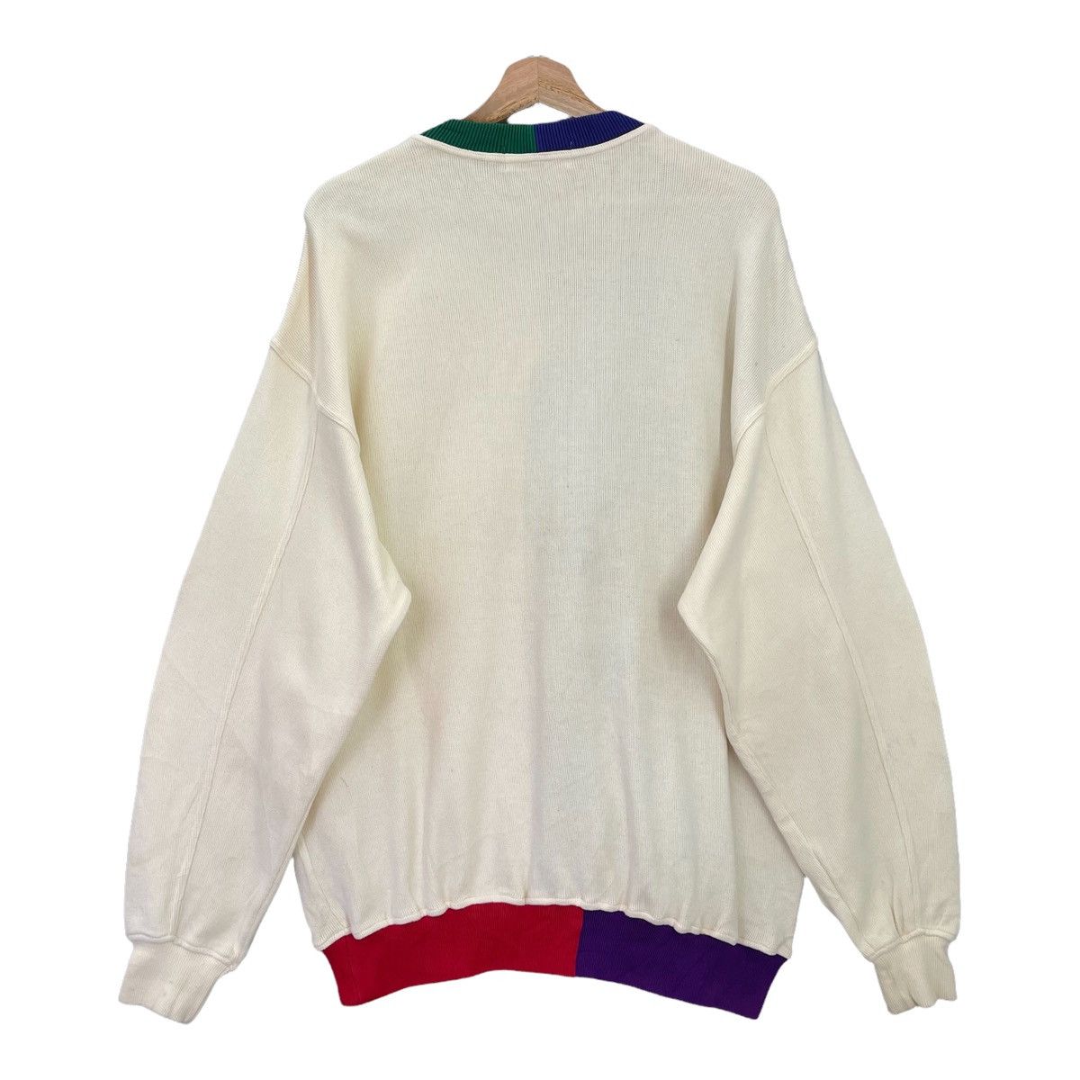 Kenzo Vintage 90s Kenzo Golf Muticolour Logo Crewneck Sweatshirt Size US L / EU 52-54 / 3 - 9 Thumbnail