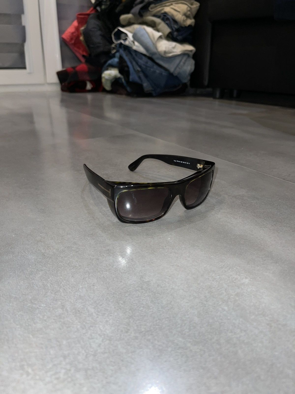 Tom Ford Tom Ford Toby TF440 52K 3D Black Camo Sunglasses Size ONE SIZE - 3 Thumbnail