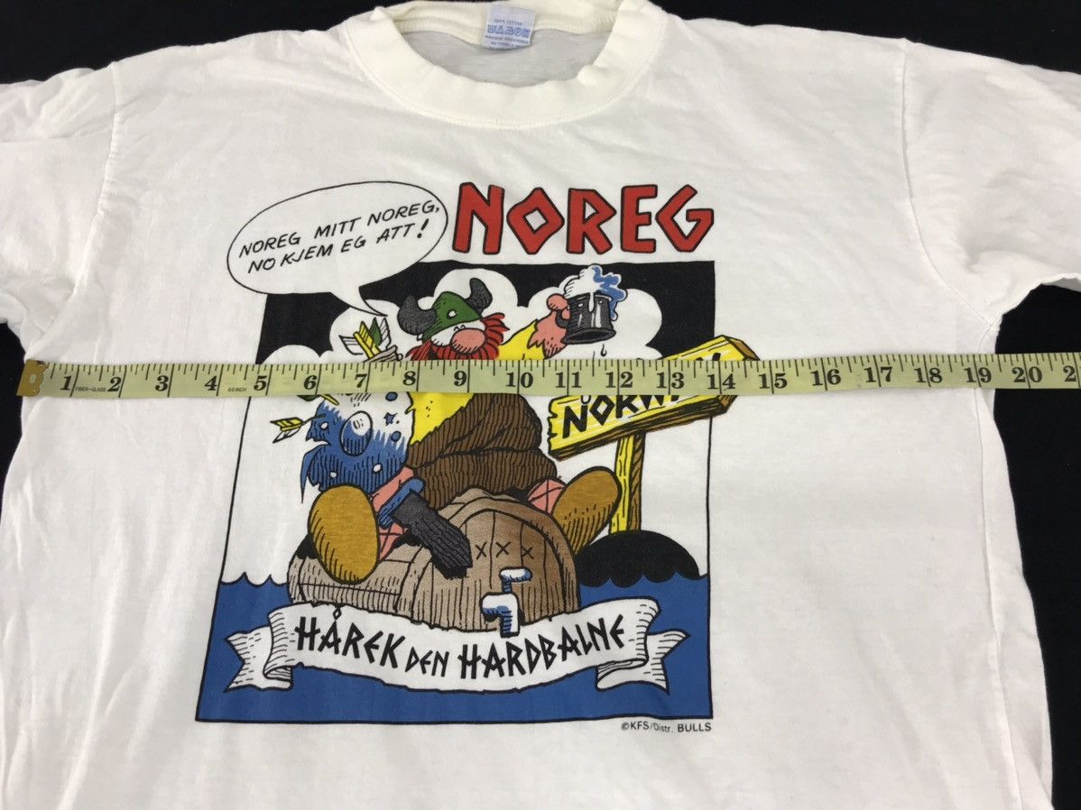 Vintage Vintage 90s Noreg Norway Harek Den Hardbalne Box Viking Size US M / EU 48-50 / 2 - 6 Thumbnail