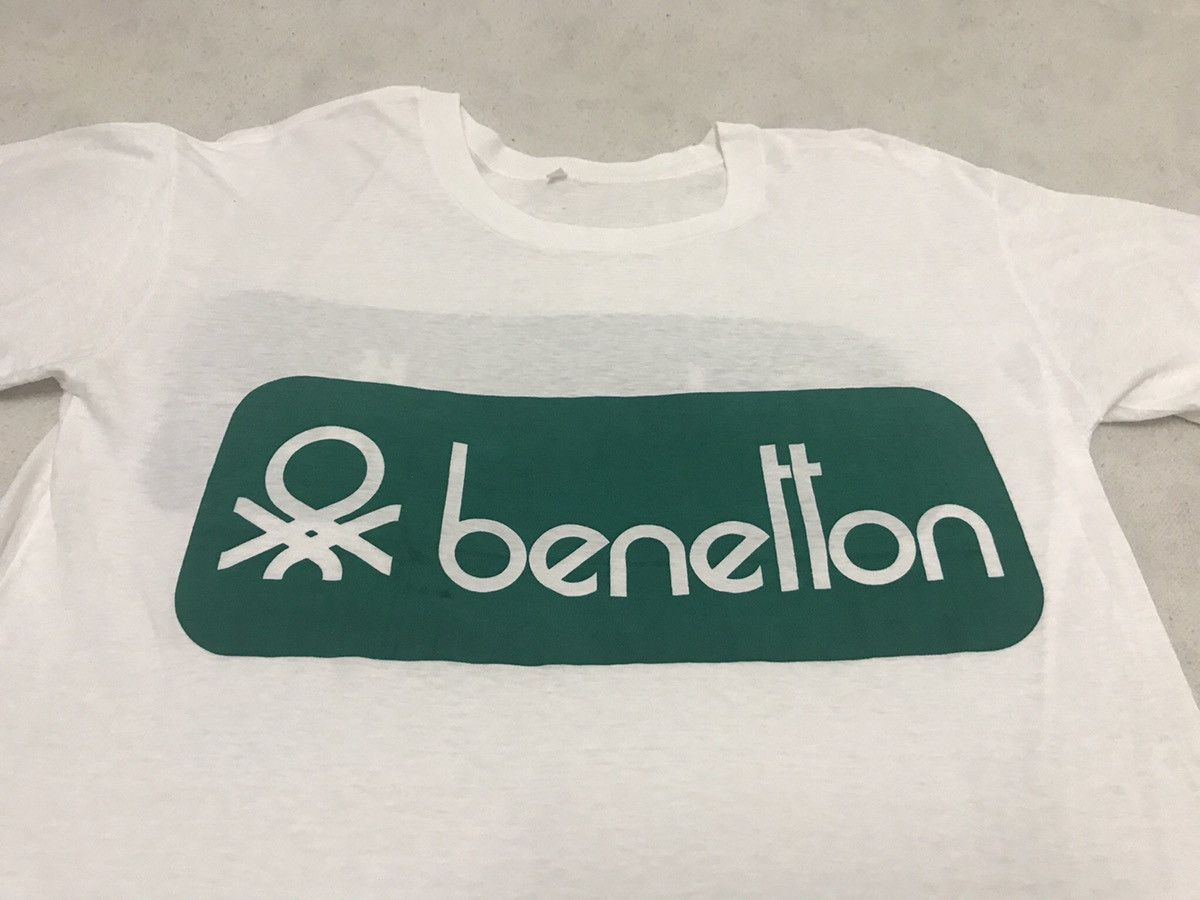 Benetton × Vintage Vintage Tee BENETTON Box Logo Spell Out Size US M / EU 48-50 / 2 - 3 Thumbnail