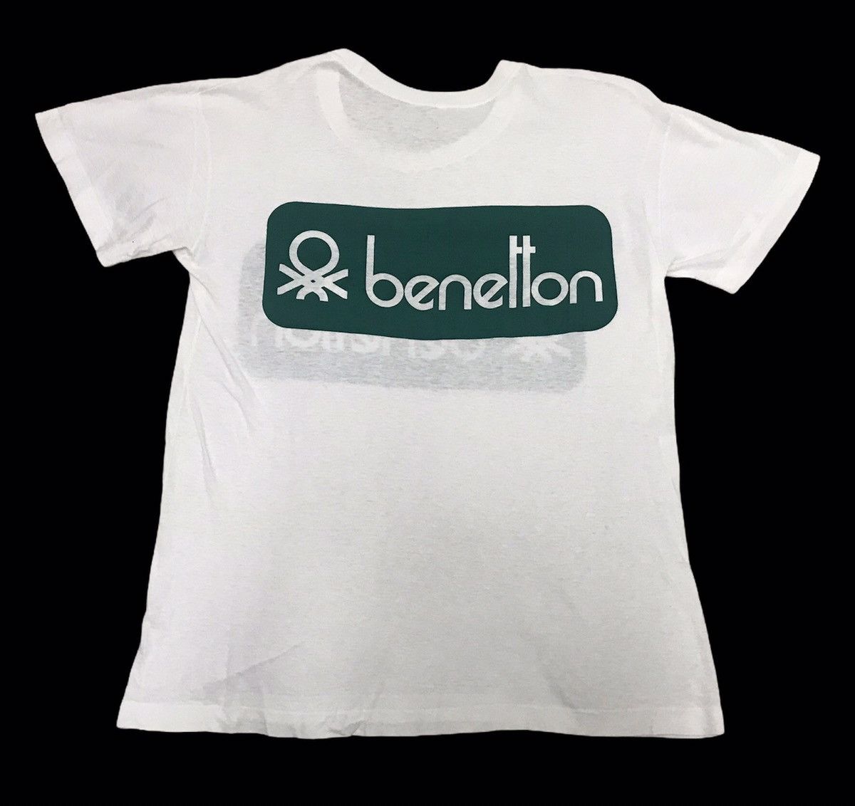 Benetton × Vintage Vintage Tee BENETTON Box Logo Spell Out Size US M / EU 48-50 / 2 - 2 Thumbnail