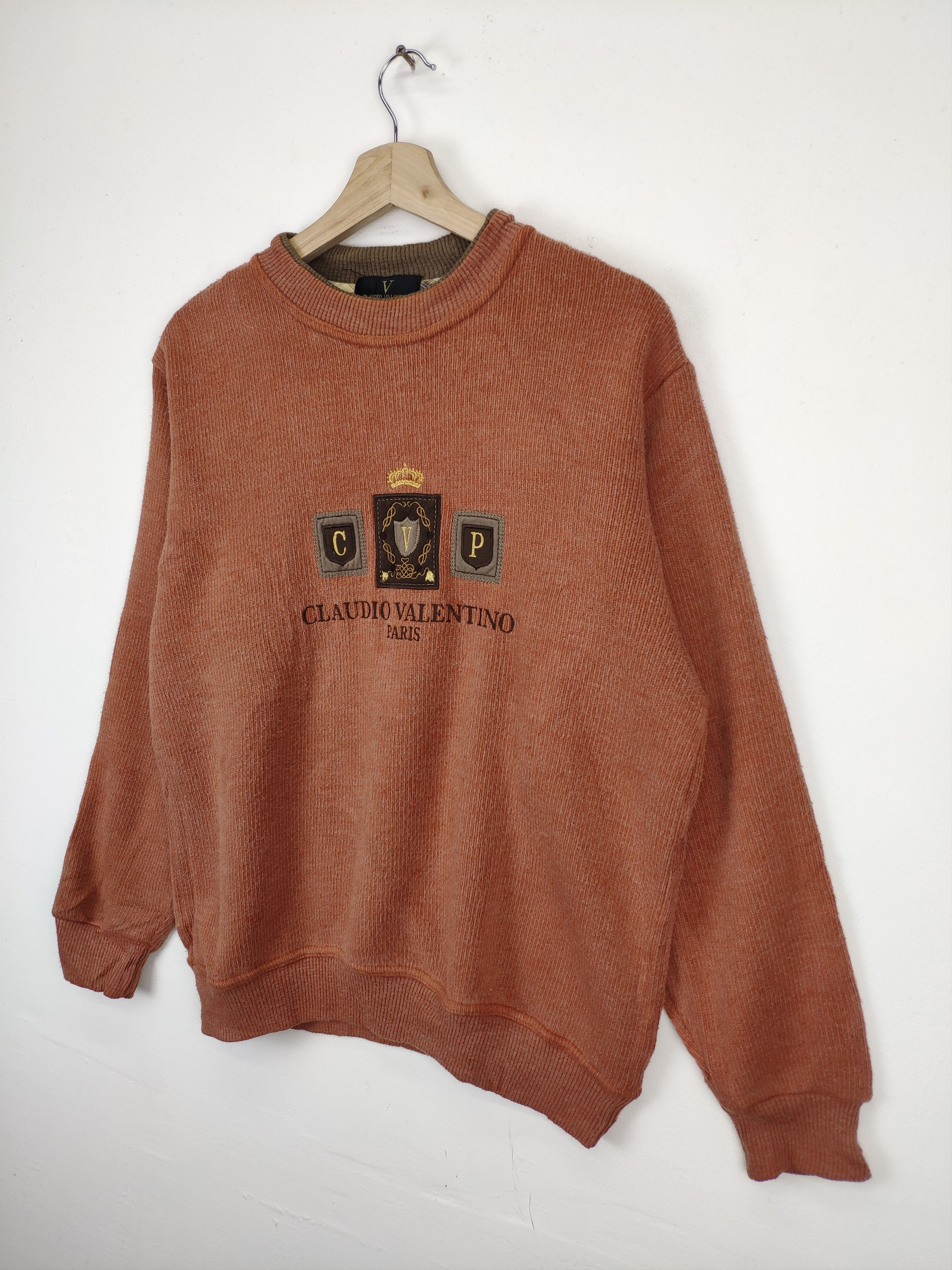 Vintage Vintage Claudio Valentino Paris Sweatshirt Crewneck Size US M / EU 48-50 / 2 - 6 Thumbnail