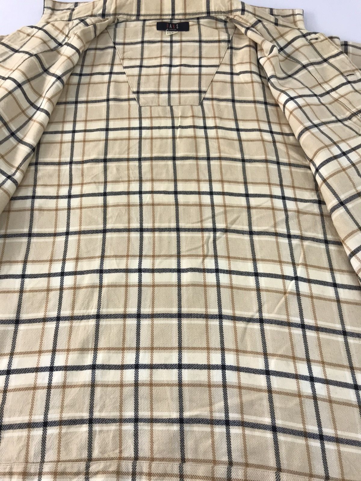 DAKS Daks London Button Up Shirt Checked Design Baggy K1121j Size US M / EU 48-50 / 2 - 6 Thumbnail
