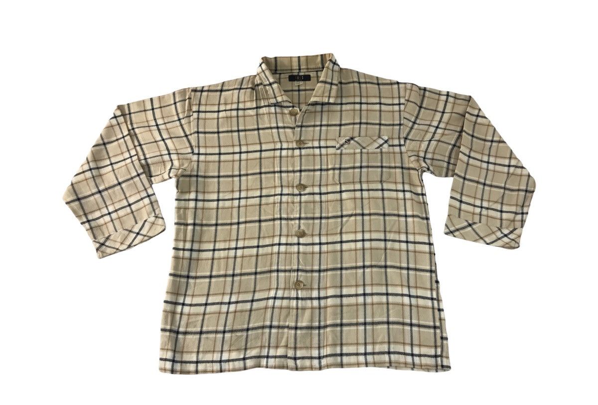 DAKS Daks London Button Up Shirt Checked Design Baggy K1121j Size US M / EU 48-50 / 2 - 1 Thumbnail