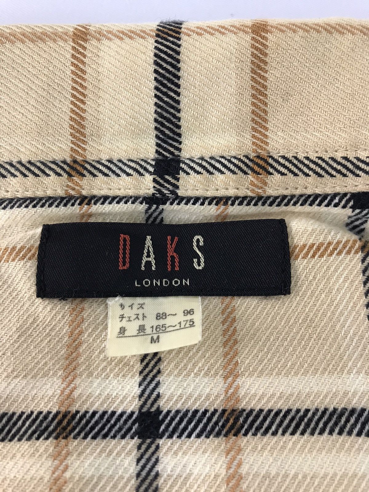 DAKS Daks London Button Up Shirt Checked Design Baggy K1121j Size US M / EU 48-50 / 2 - 7 Thumbnail
