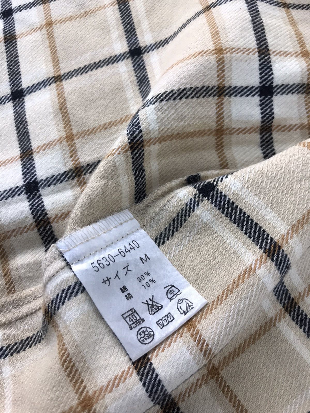 DAKS Daks London Button Up Shirt Checked Design Baggy K1121j Size US M / EU 48-50 / 2 - 8 Thumbnail