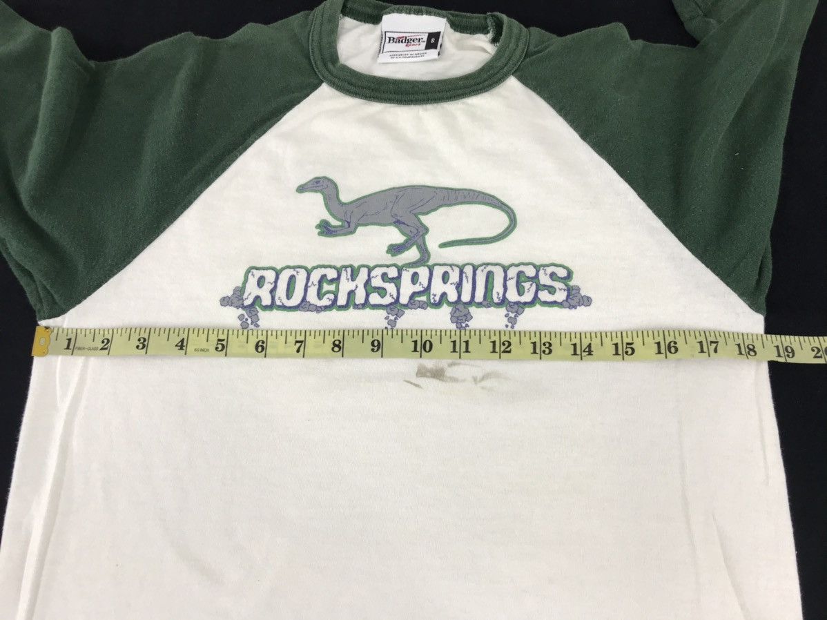 Japanese Brand × Vintage Vintage Badger Sport Rockspring Dinosaur Logo Raglan Tee Size US S / EU 44-46 / 1 - 6 Thumbnail