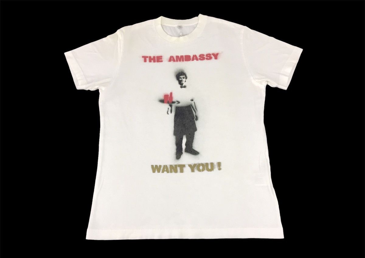 Japanese Brand × Vintage Vintage The Ambassy Want You Waiter Character T-shirt Tee Size US M / EU 48-50 / 2 - 1 Thumbnail