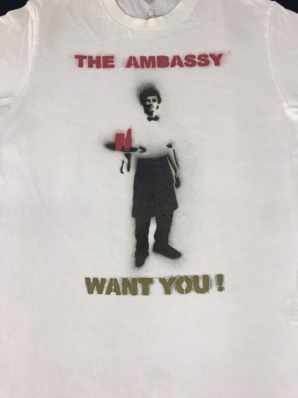 Japanese Brand × Vintage Vintage The Ambassy Want You Waiter Character T-shirt Tee Size US M / EU 48-50 / 2 - 3 Thumbnail