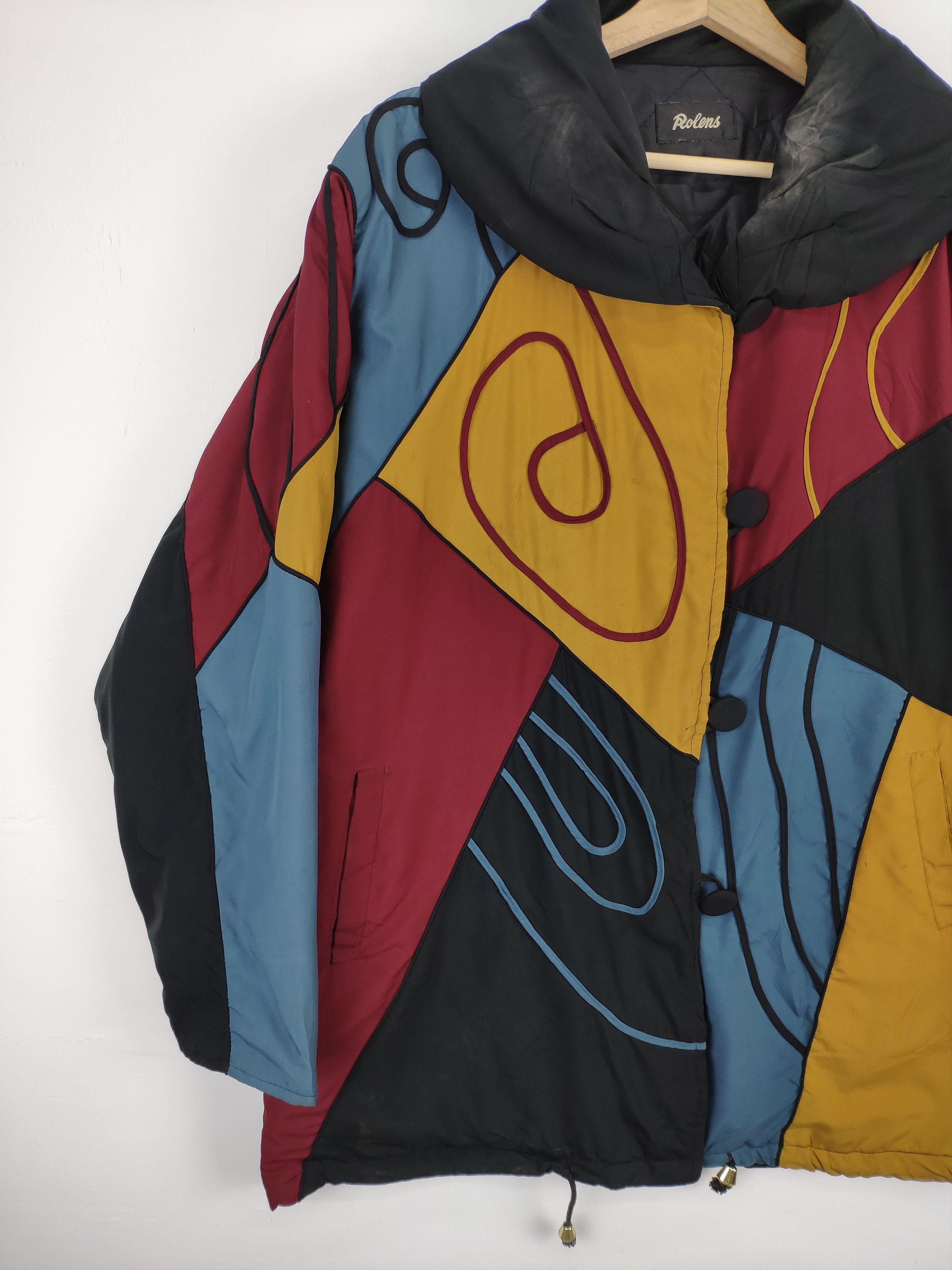 Japanese Brand × Vintage Vintage Jacket Patchwork Shawl Collar Kapital Style Size US L / EU 52-54 / 3 - 7 Thumbnail