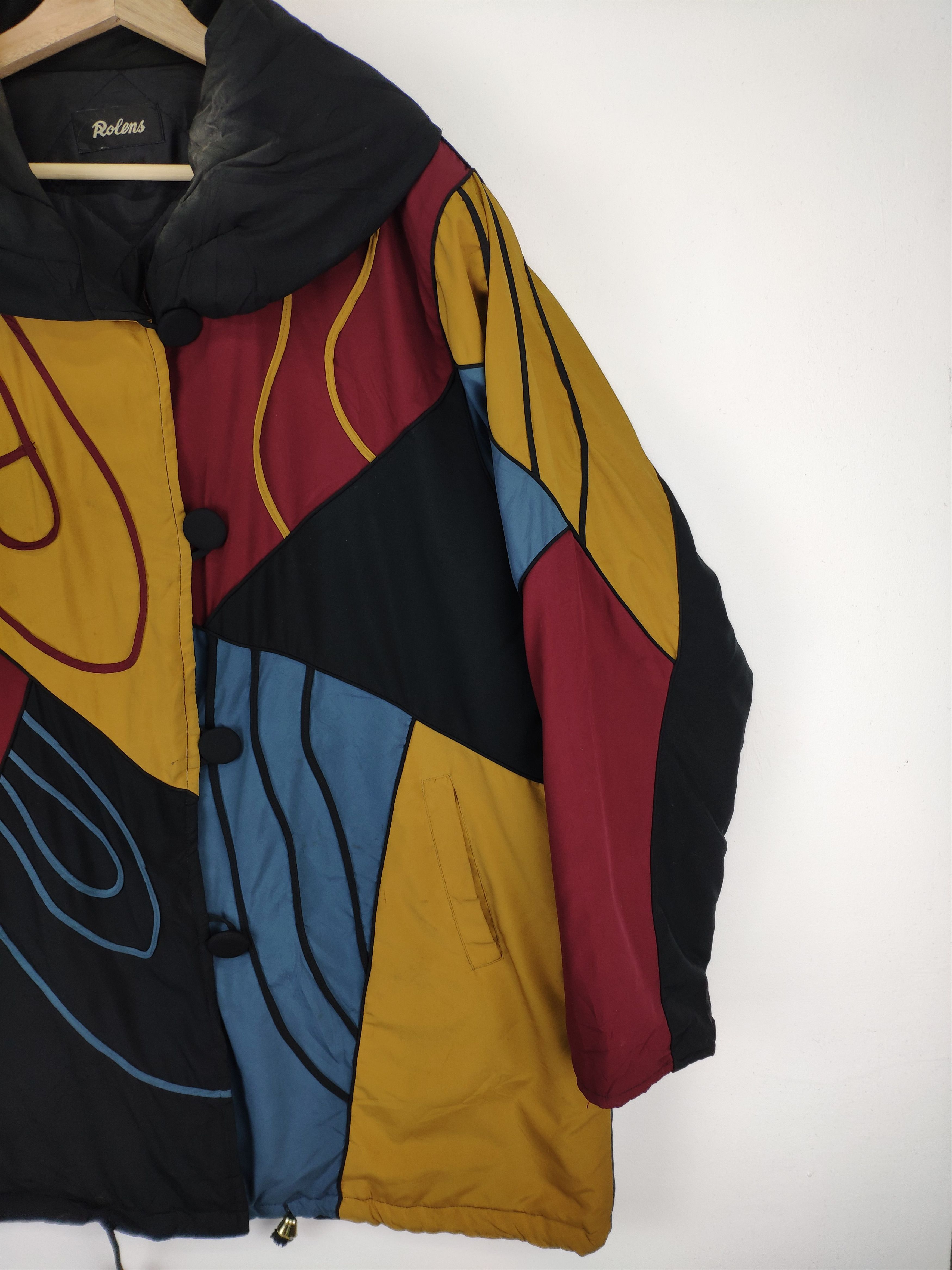 Japanese Brand × Vintage Vintage Jacket Patchwork Shawl Collar Kapital Style Size US L / EU 52-54 / 3 - 6 Thumbnail