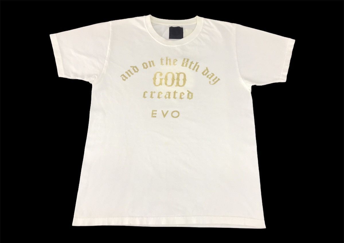 Vintage Softwear 8th Day God Created EVO T-shirt Tee Printed Size US S / EU 44-46 / 1 - 2 Thumbnail