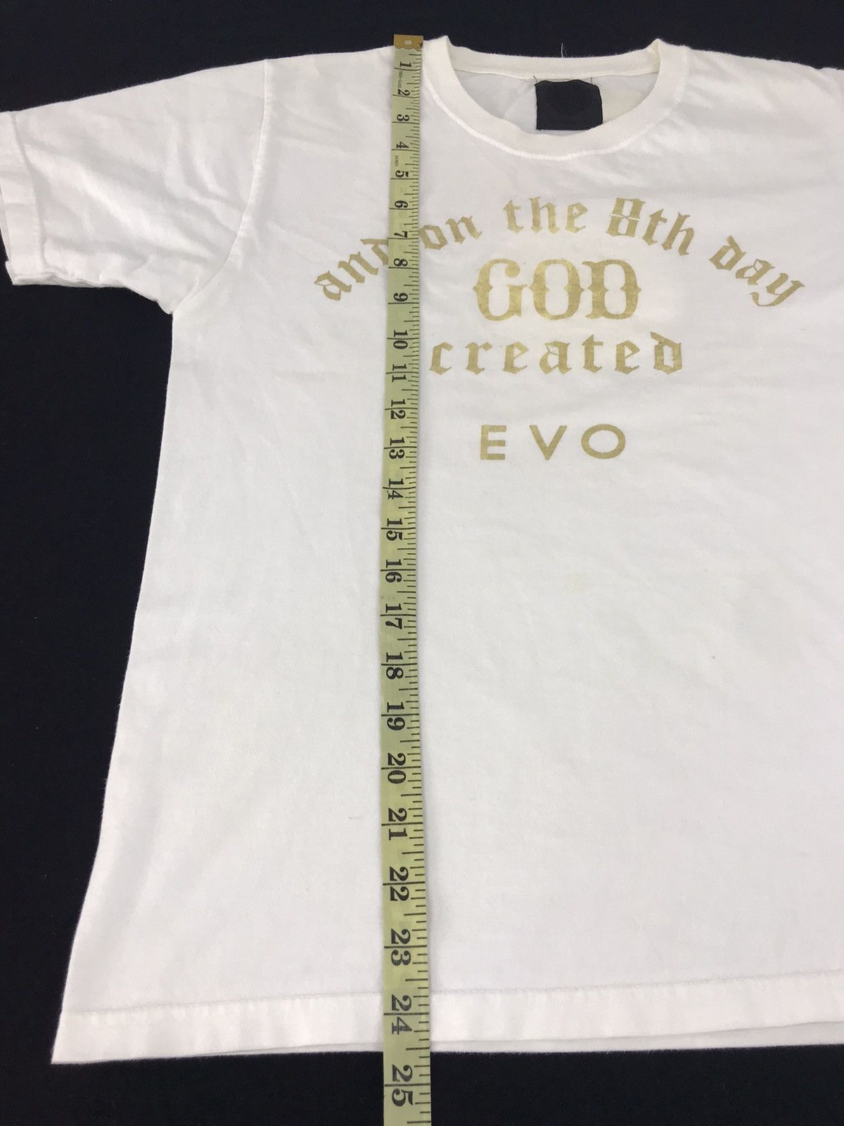 Vintage Softwear 8th Day God Created EVO T-shirt Tee Printed Size US S / EU 44-46 / 1 - 6 Thumbnail