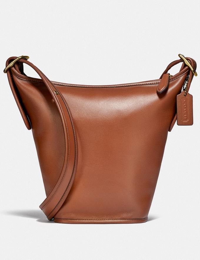 image of vintage Coach Cowhide Bucket Duffle Bag in No Colour, Men's