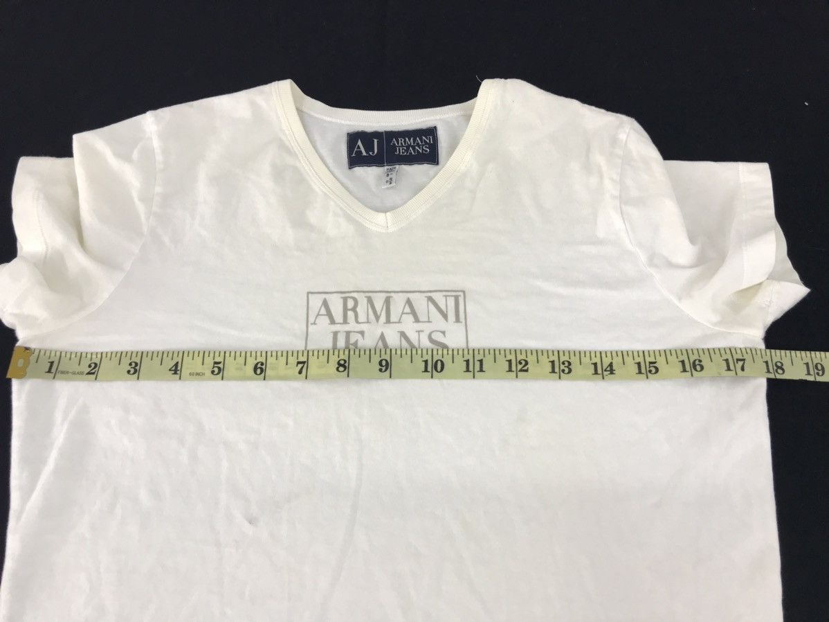 Armani × Designer Vintage Armani Jeans AJ T-shirt Tee Printed Spell Out Size US S / EU 44-46 / 1 - 7 Thumbnail
