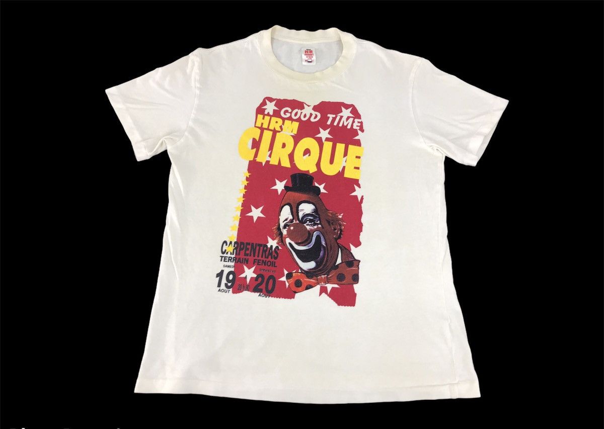 HOLLYWOOD RANCH MARKET × Japanese Brand Vintage HR Market Carpentras Terrain Fenoil Clown Logo Tee Size US S / EU 44-46 / 1 - 1 Thumbnail