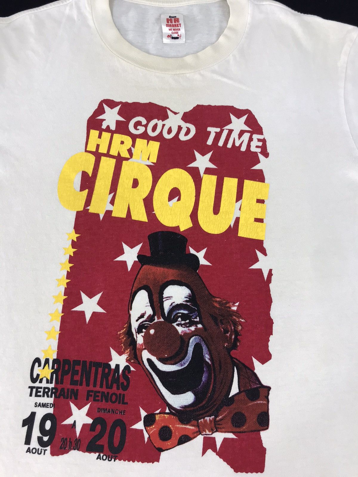 HOLLYWOOD RANCH MARKET × Japanese Brand Vintage HR Market Carpentras Terrain Fenoil Clown Logo Tee Size US S / EU 44-46 / 1 - 2 Thumbnail