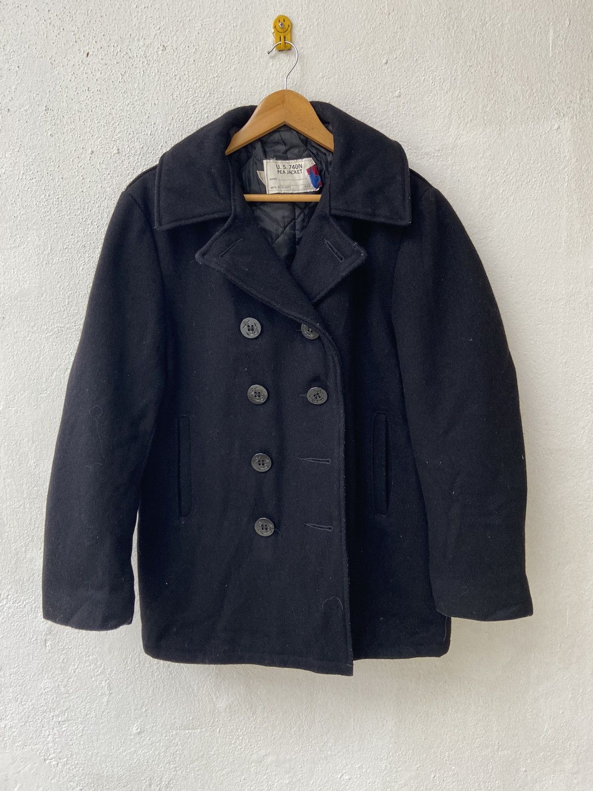 Schott Schott 740N Wool Pea Coat Size US M / EU 48-50 / 2 - 2 Thumbnail