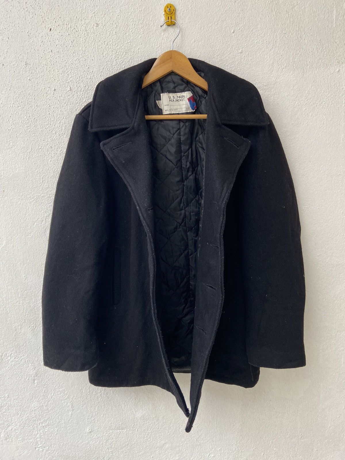 Schott Schott 740N Wool Pea Coat Size US M / EU 48-50 / 2 - 3 Thumbnail