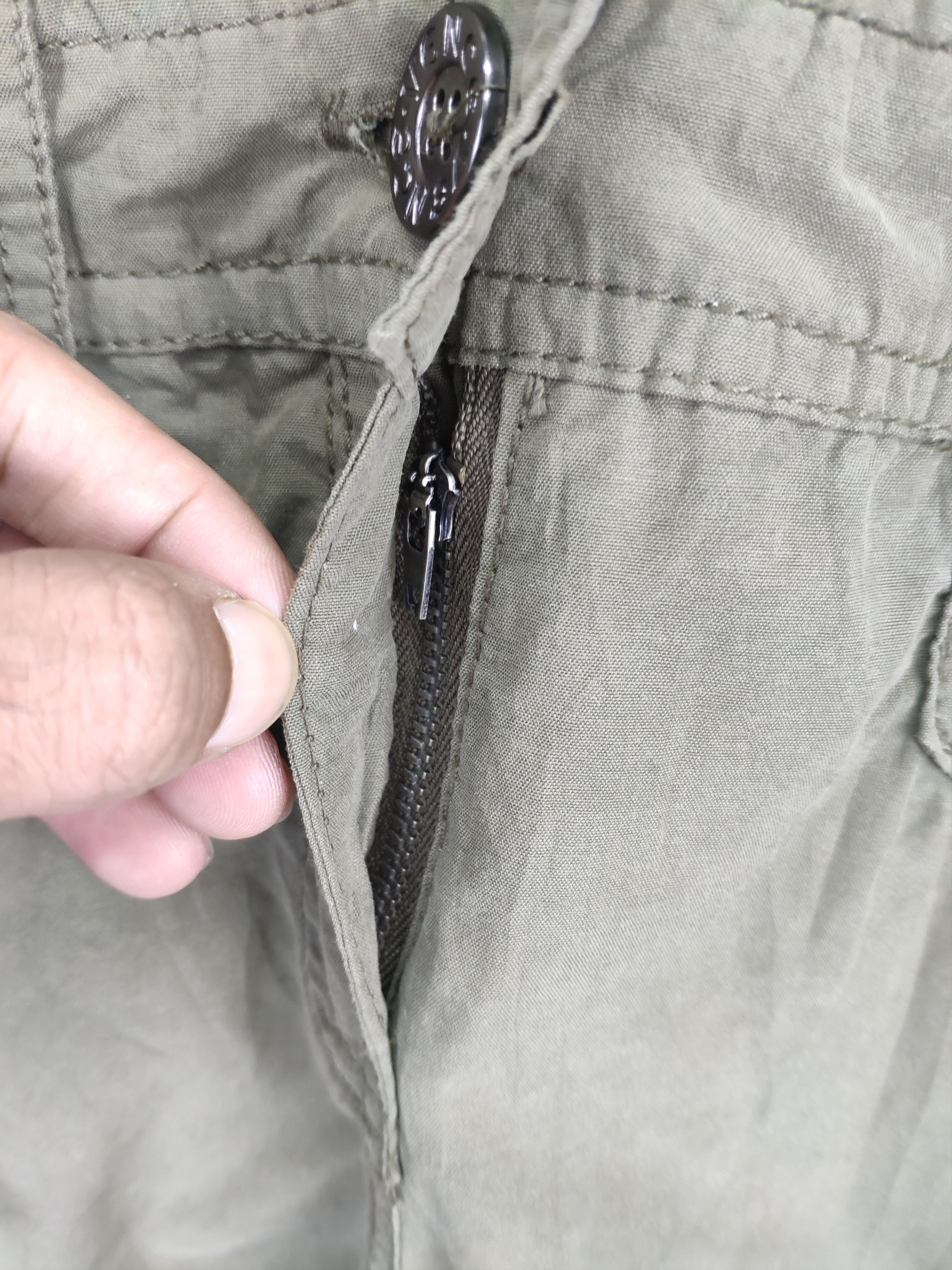 If Six Was Nine × Japanese Brand × Le Grande Bleu (L.G.B.) Vintage Overall Short Sleeve Airforce US Army by VENCE Size 30" / US 8 / IT 44 - 14 Thumbnail