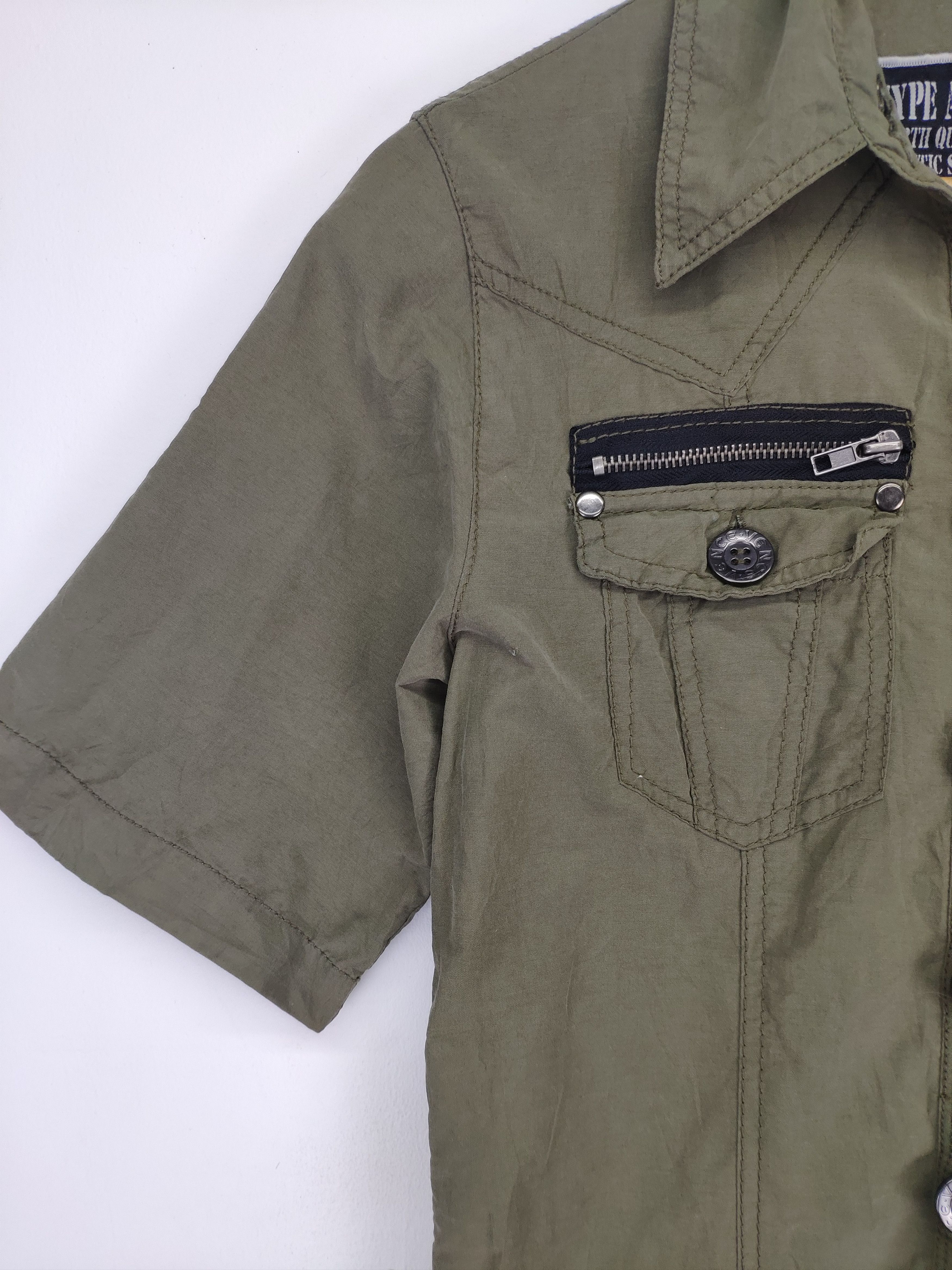 If Six Was Nine × Japanese Brand × Le Grande Bleu (L.G.B.) Vintage Overall Short Sleeve Airforce US Army by VENCE Size 30" / US 8 / IT 44 - 11 Thumbnail
