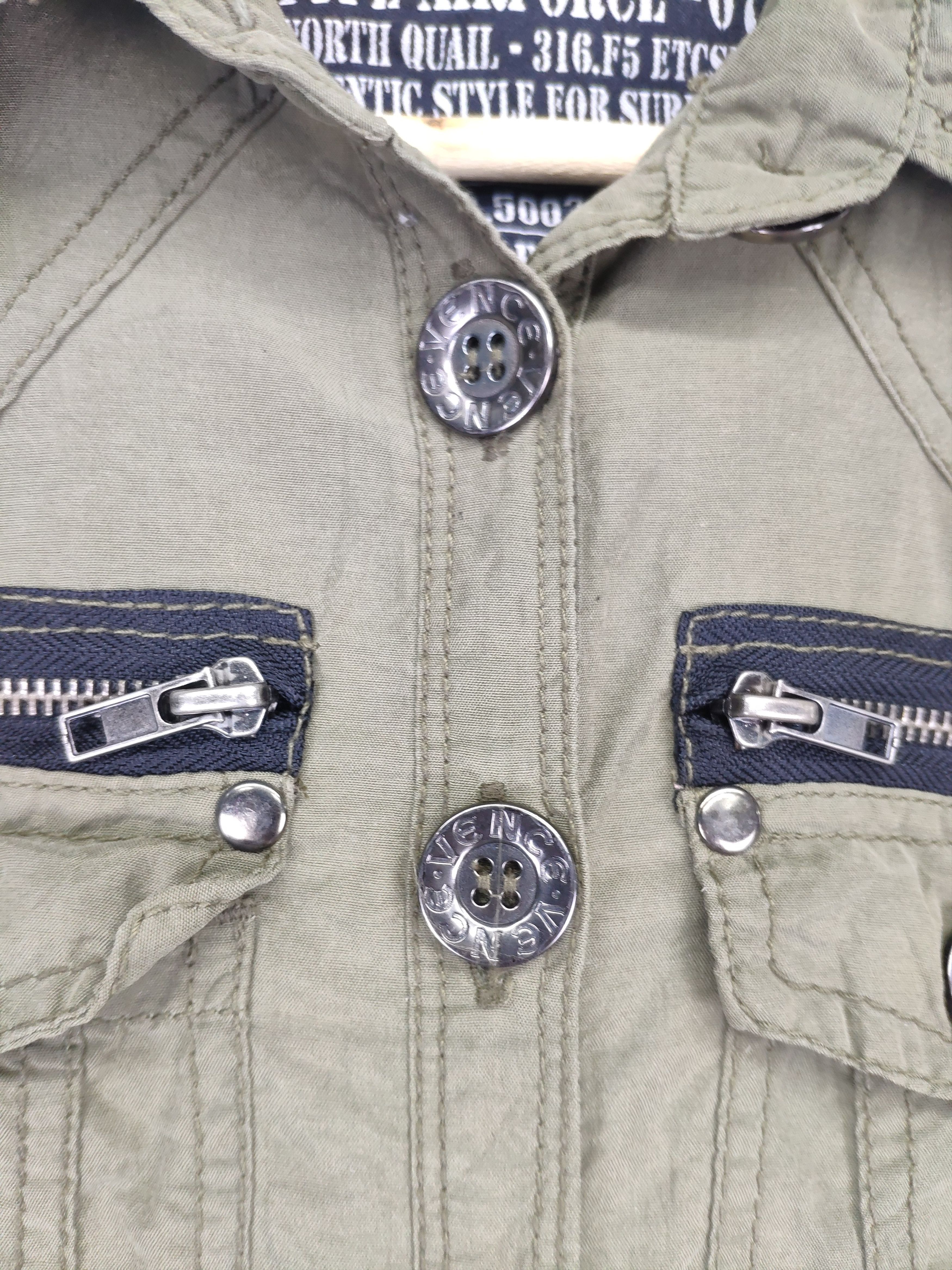 If Six Was Nine × Japanese Brand × Le Grande Bleu (L.G.B.) Vintage Overall Short Sleeve Airforce US Army by VENCE Size 30" / US 8 / IT 44 - 12 Thumbnail