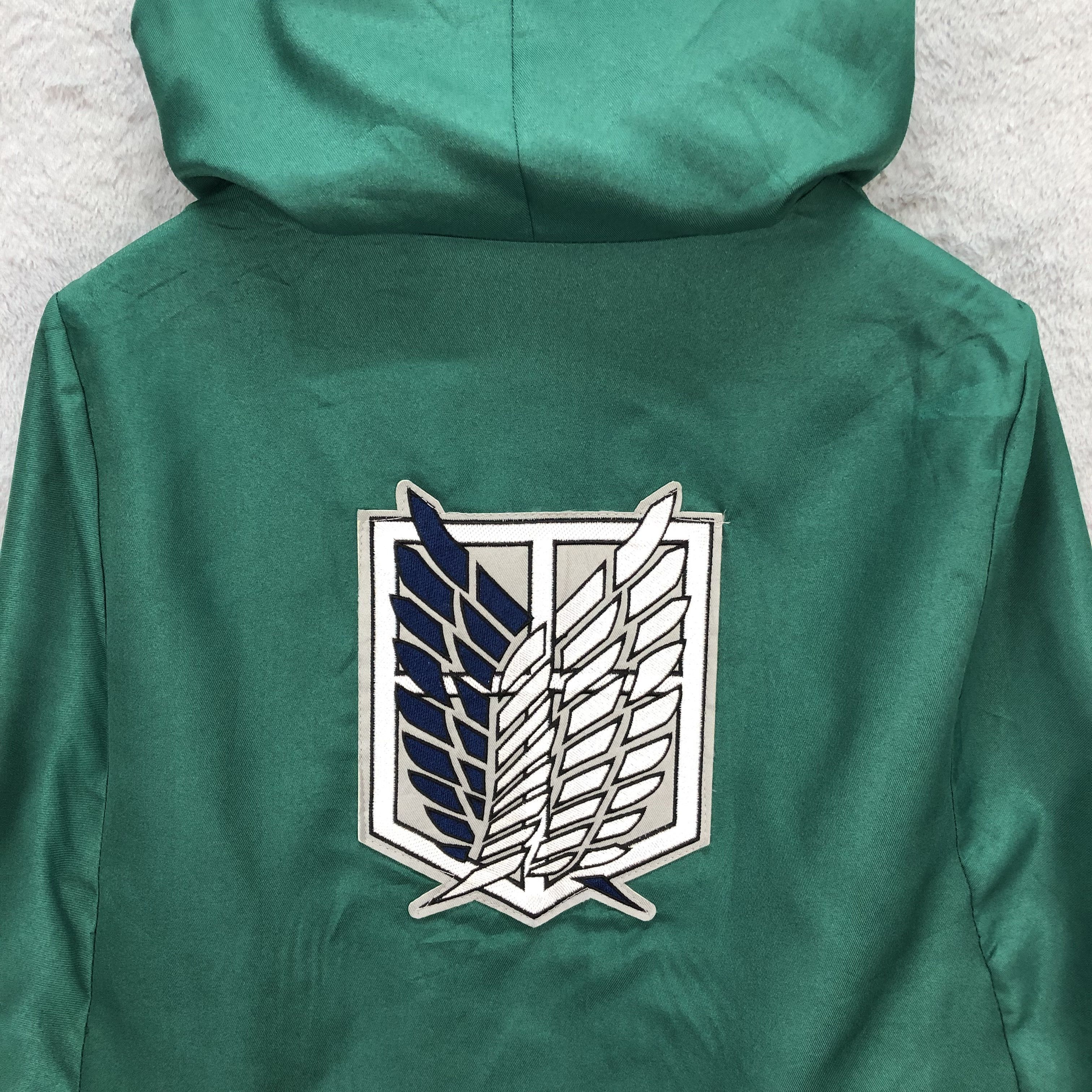 Anime Attack on Titan Logo Green Capes #5949-215 Size US M / EU 48-50 / 2 - 2 Thumbnail
