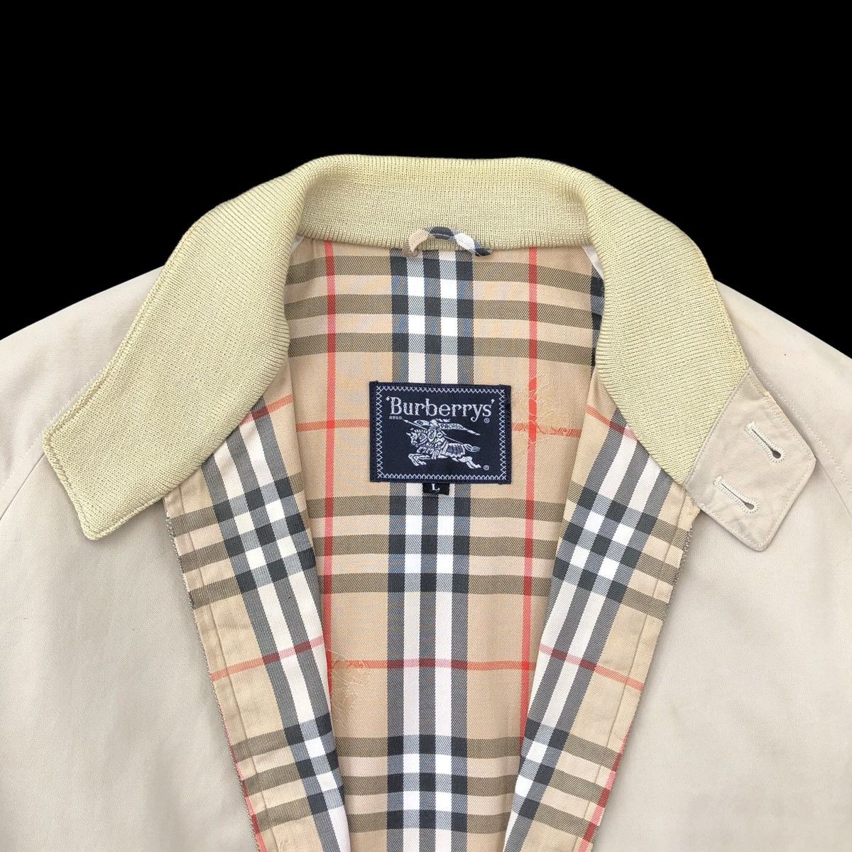 Burberry Vintage Burberrys Prorsum Lined Novacheck Bomber Jacket Size US L / EU 52-54 / 3 - 5 Thumbnail