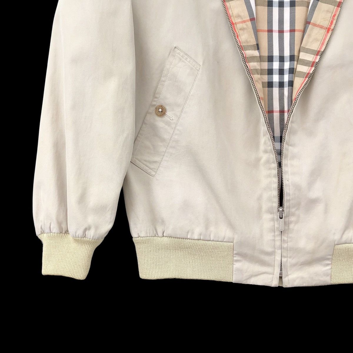 Burberry Vintage Burberrys Prorsum Lined Novacheck Bomber Jacket Size US L / EU 52-54 / 3 - 7 Thumbnail