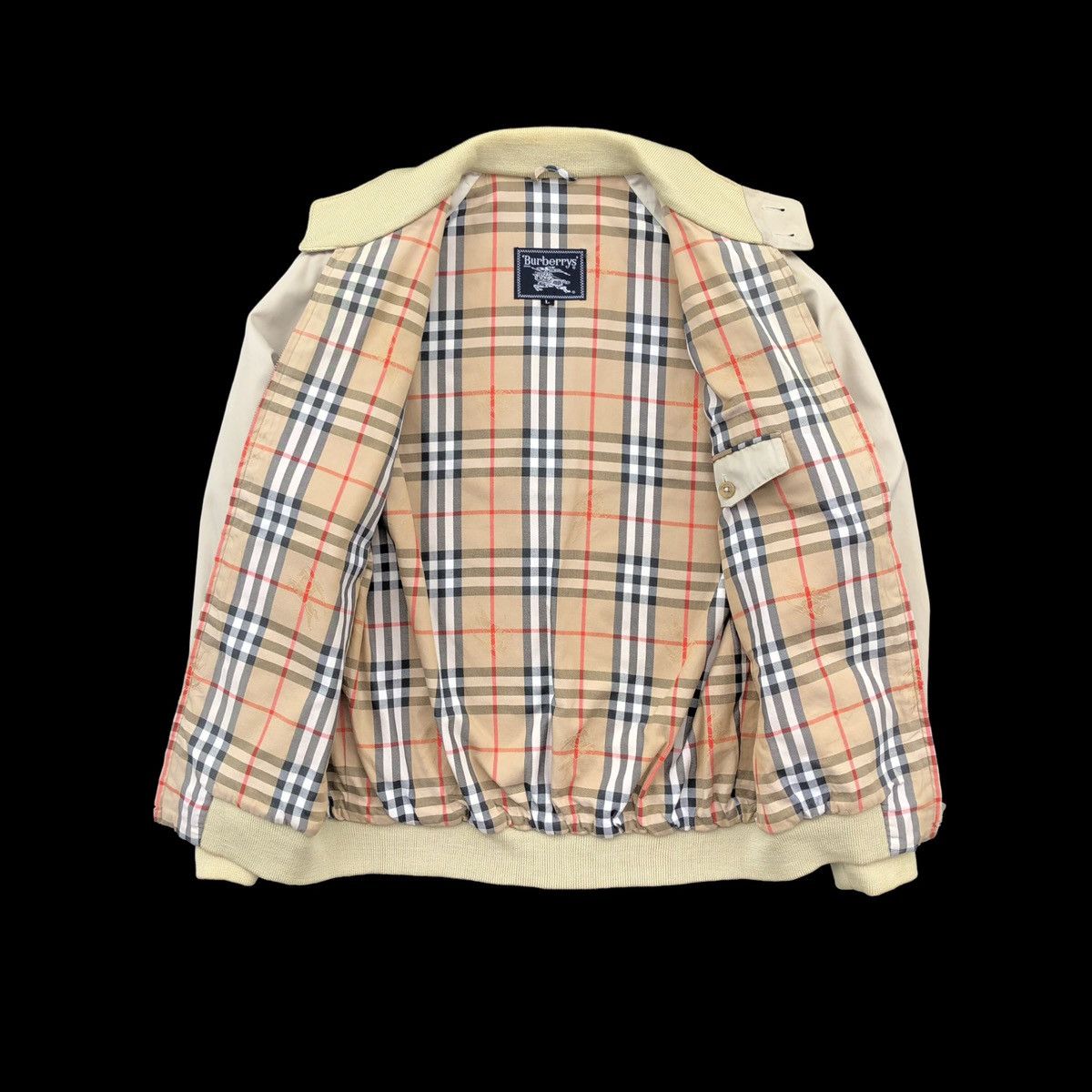 Burberry Vintage Burberrys Prorsum Lined Novacheck Bomber Jacket Size US L / EU 52-54 / 3 - 3 Thumbnail
