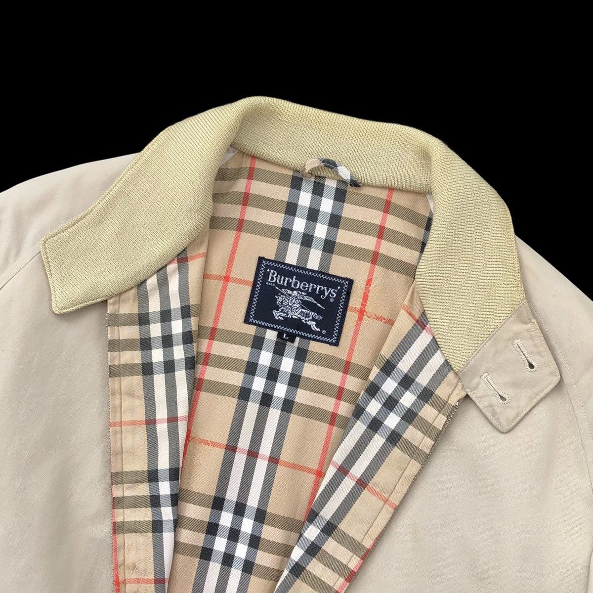 Burberry Vintage Burberrys Prorsum Lined Novacheck Bomber Jacket Size US L / EU 52-54 / 3 - 6 Thumbnail