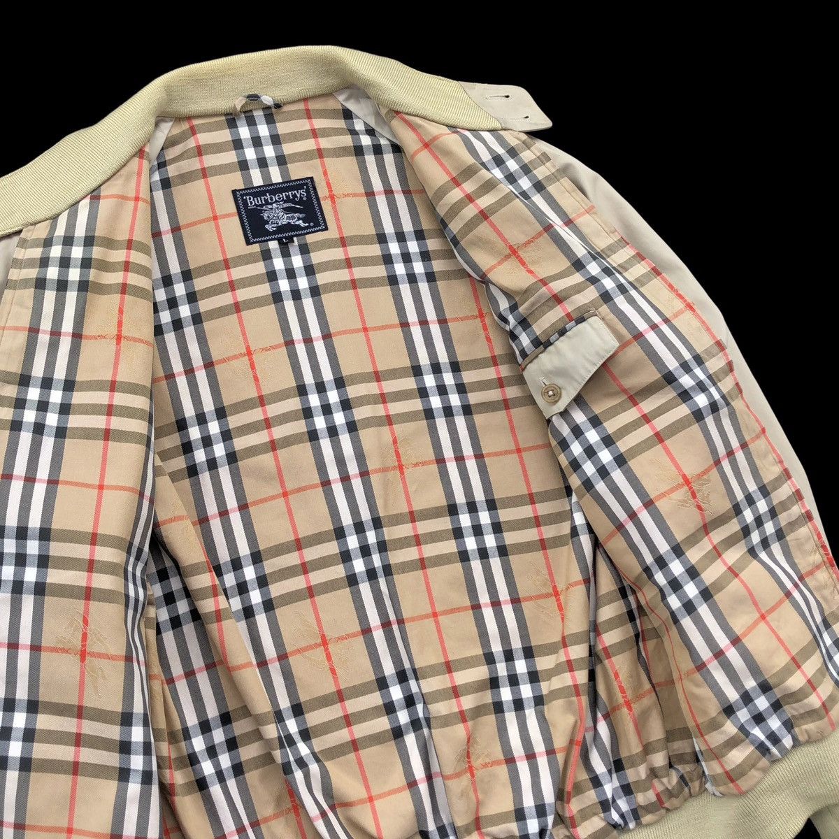 Burberry Vintage Burberrys Prorsum Lined Novacheck Bomber Jacket Size US L / EU 52-54 / 3 - 4 Thumbnail