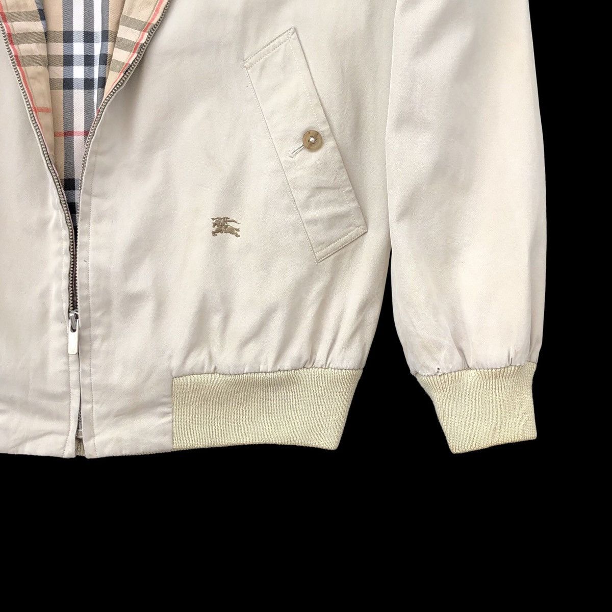 Burberry Vintage Burberrys Prorsum Lined Novacheck Bomber Jacket Size US L / EU 52-54 / 3 - 8 Thumbnail