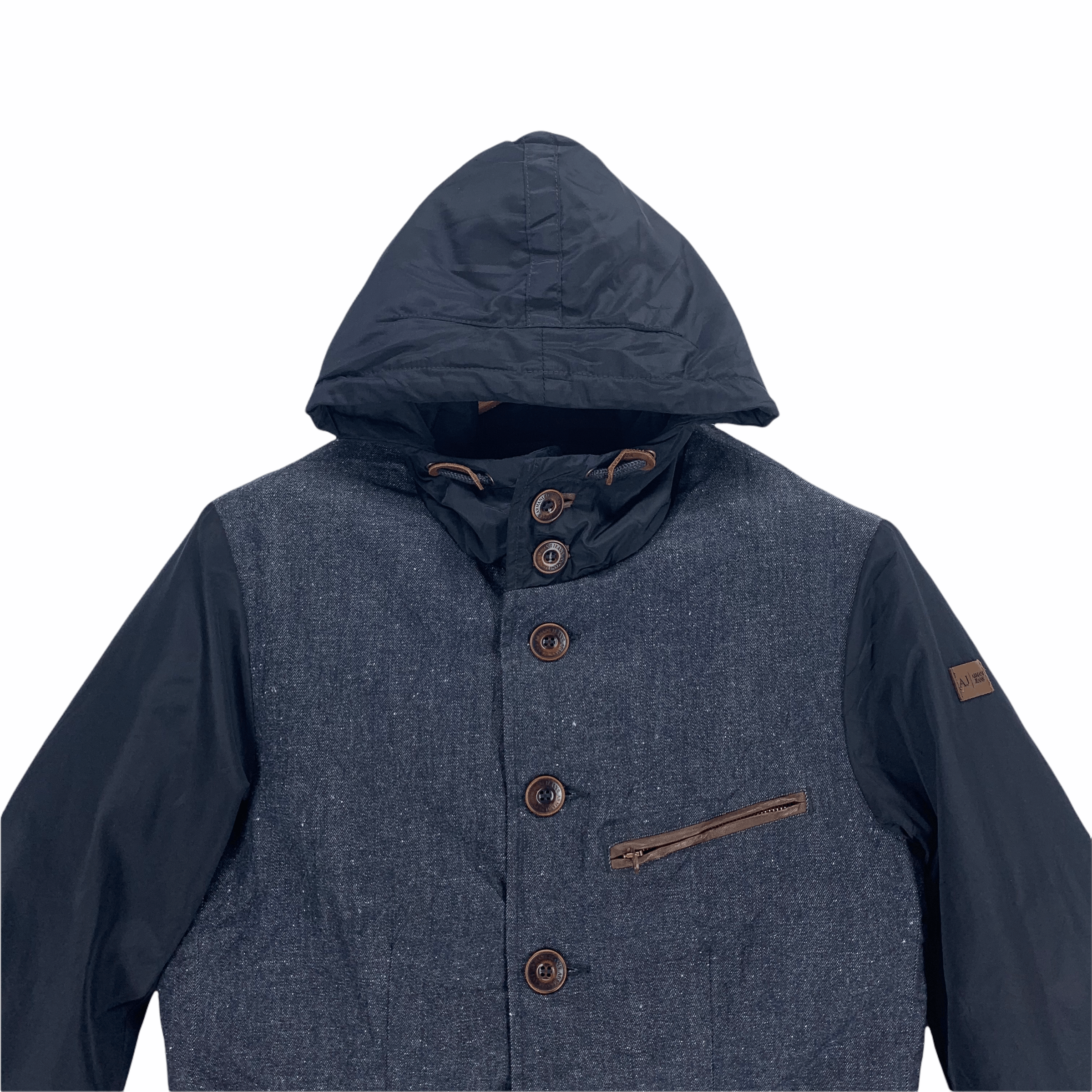 Armani Armani Jeans Hooded Puffer Jacket / Down Jacket #3345-119 Size US S / EU 44-46 / 1 - 2 Thumbnail