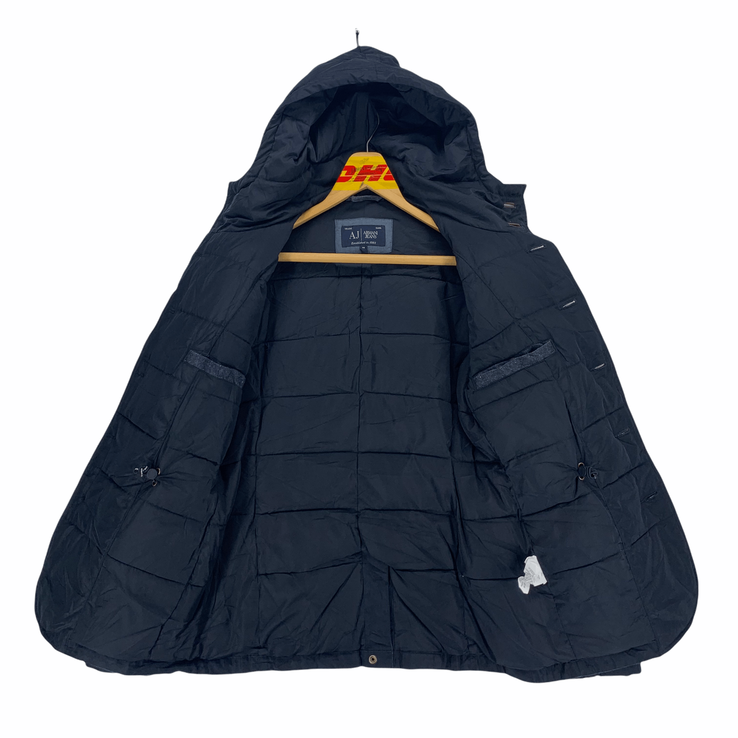 Armani Armani Jeans Hooded Puffer Jacket / Down Jacket #3345-119 Size US S / EU 44-46 / 1 - 6 Thumbnail