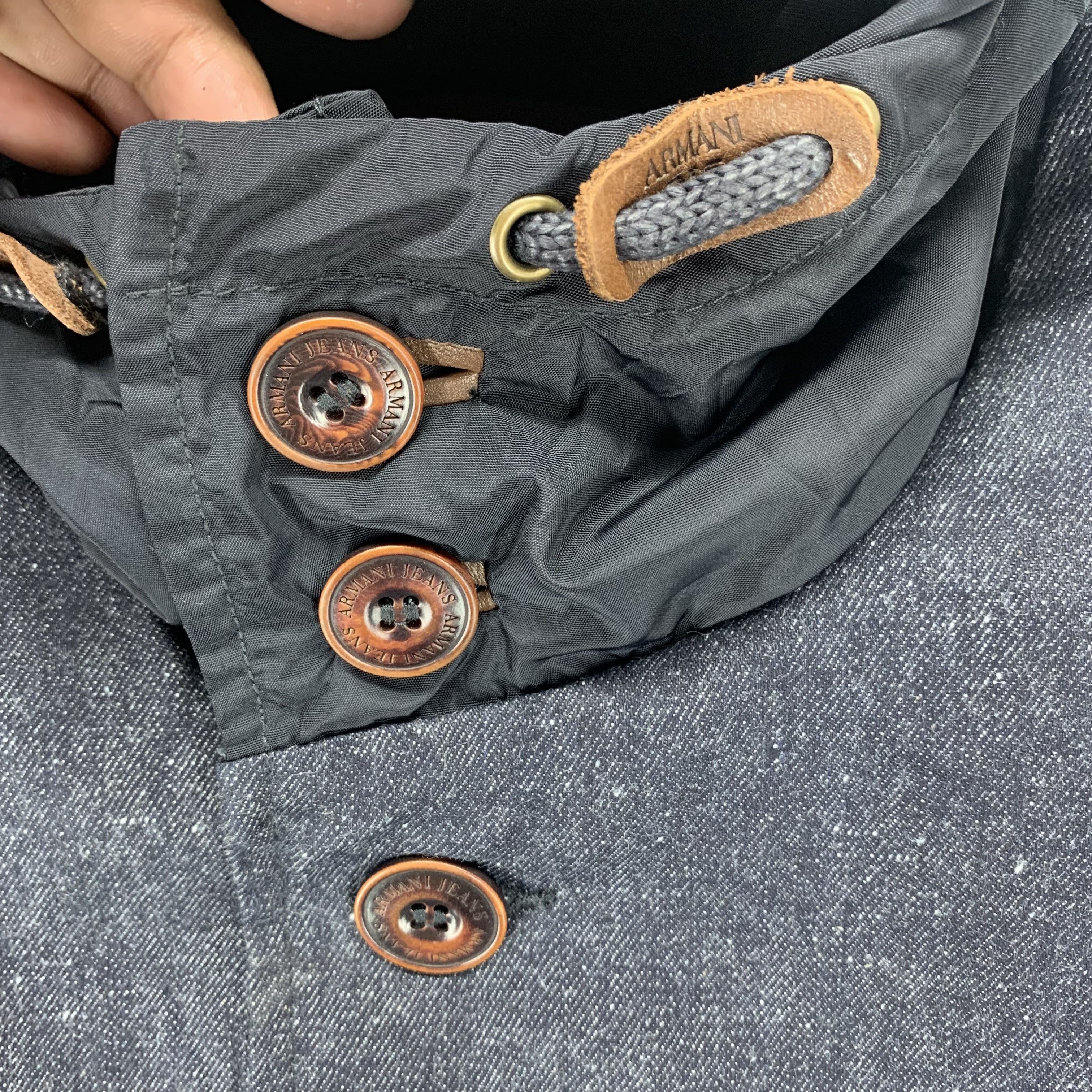 Armani Armani Jeans Hooded Puffer Jacket / Down Jacket #3345-119 Size US S / EU 44-46 / 1 - 5 Thumbnail