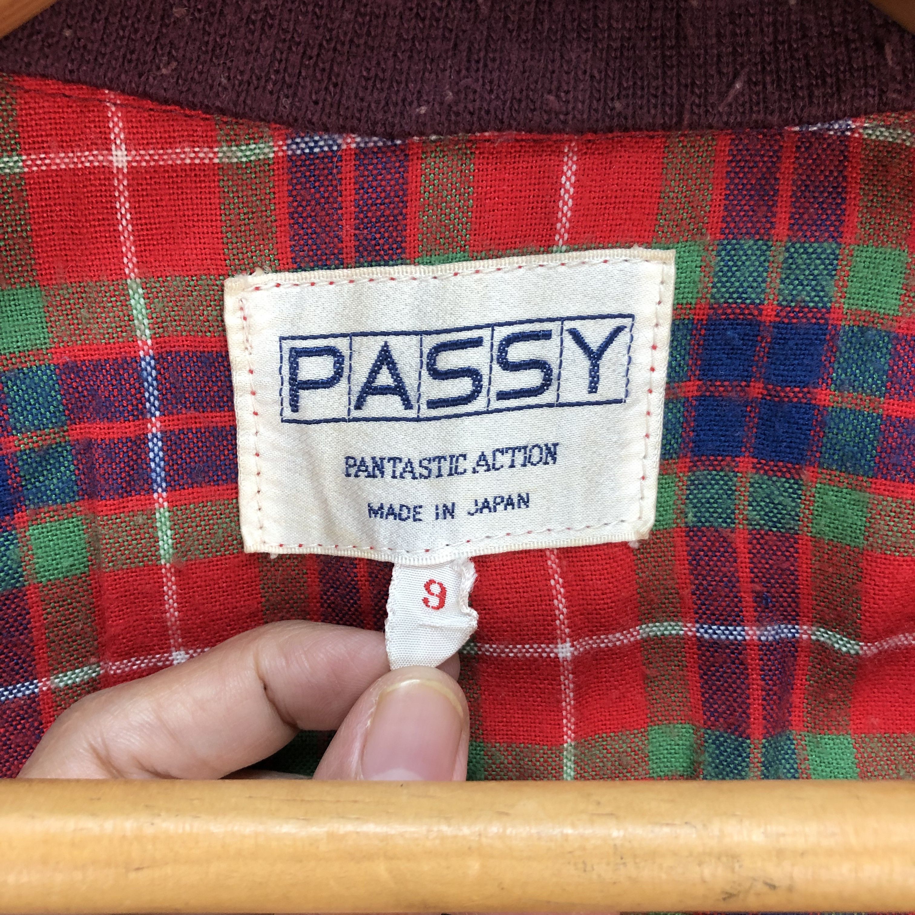 Japanese Brand PASSY Made in Japan Tartan Lined Jacket #5588-199 Size US S / EU 44-46 / 1 - 8 Thumbnail