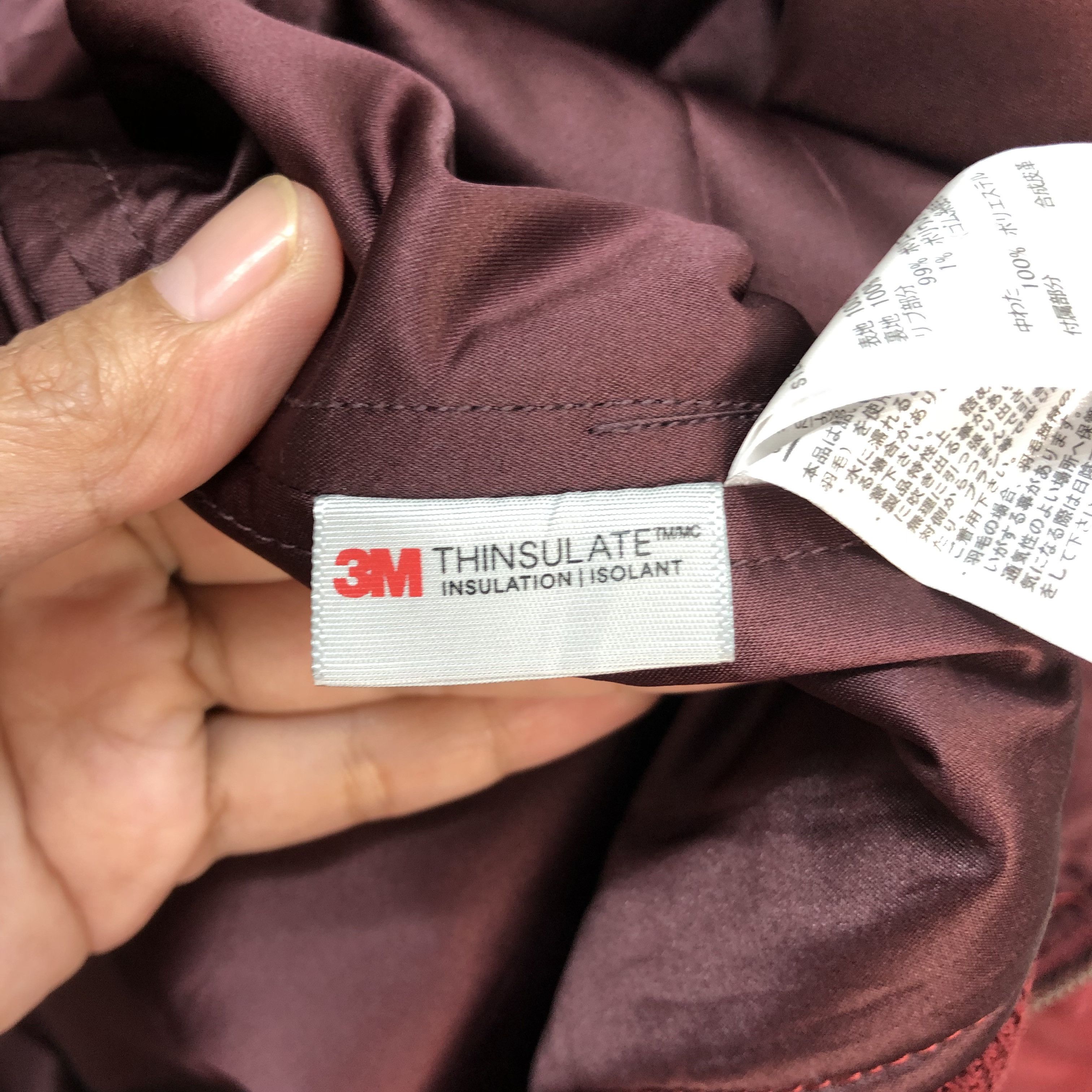 Japanese Brand Baroque US Limited Thinsulate Maroon Bomber Jacket #5822-209 Size US S / EU 44-46 / 1 - 9 Thumbnail