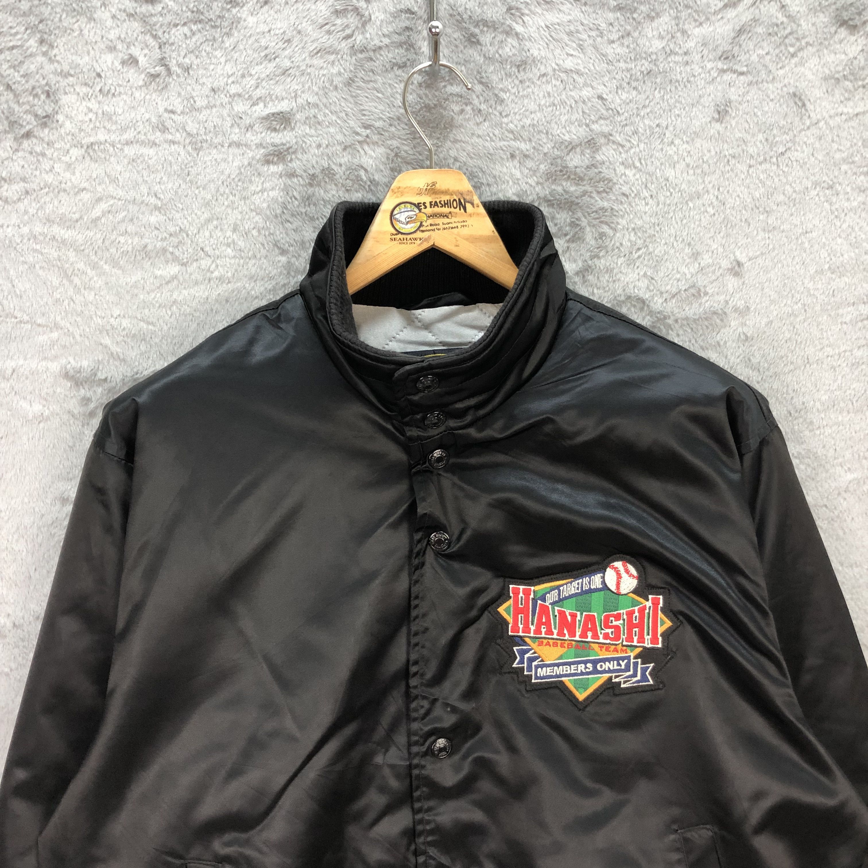 Japanese Brand Hanashi Baseball Team Coach Member Only Jacket #5823-209 Size US L / EU 52-54 / 3 - 2 Thumbnail
