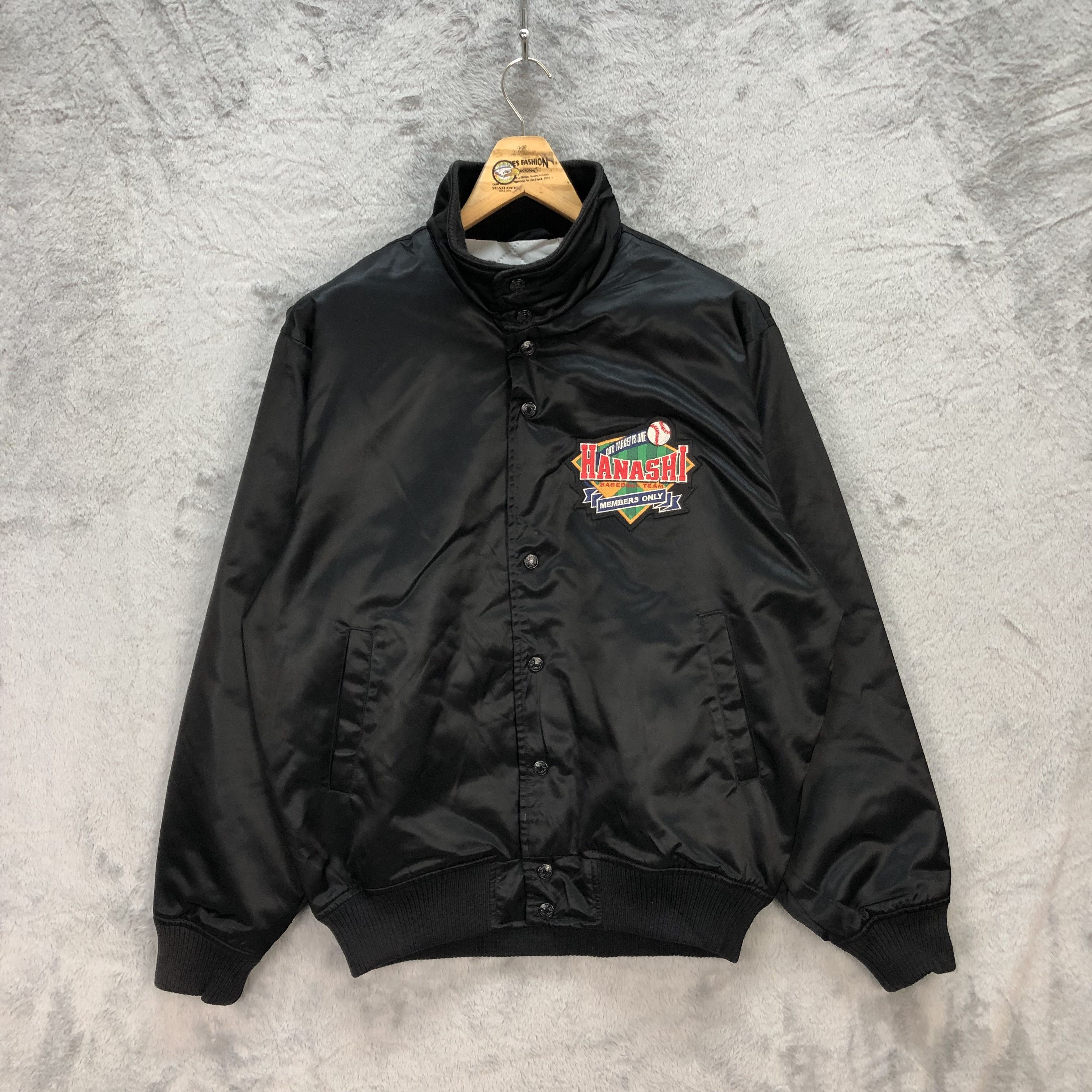 Japanese Brand Hanashi Baseball Team Coach Member Only Jacket #5823-209 Size US L / EU 52-54 / 3 - 1 Thumbnail