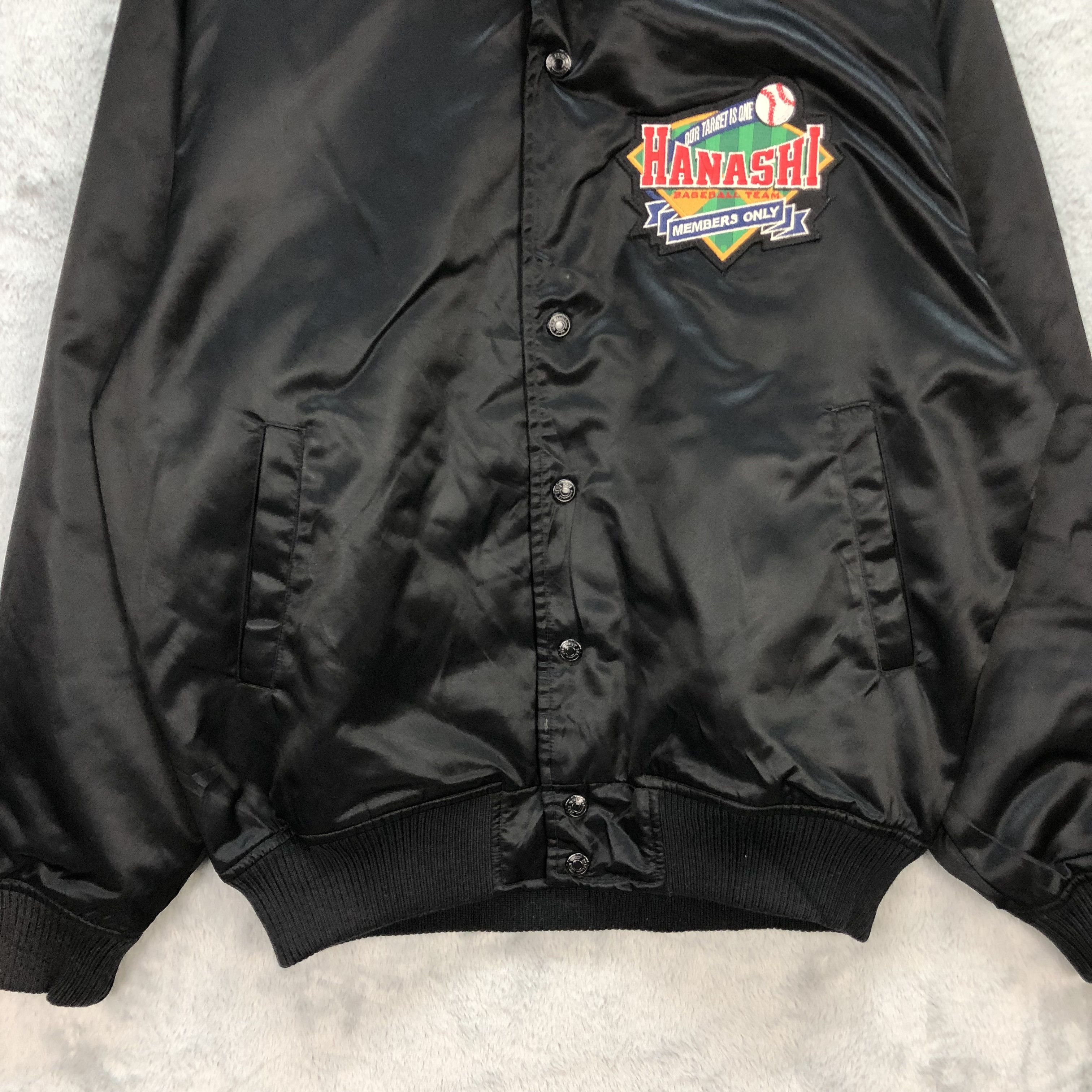 Japanese Brand Hanashi Baseball Team Coach Member Only Jacket #5823-209 Size US L / EU 52-54 / 3 - 4 Thumbnail