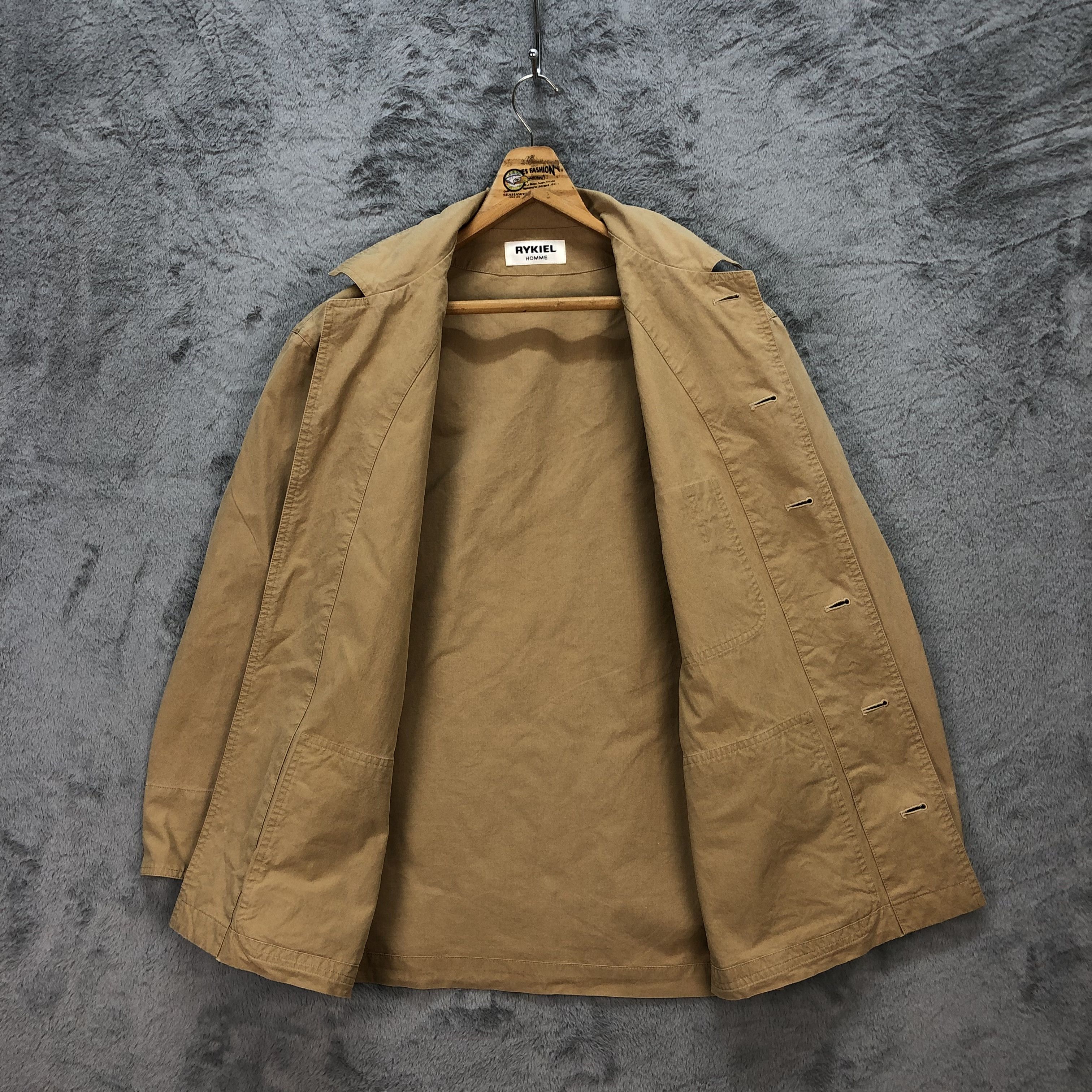 Japanese Brand Rykiel Homme Made in Japan Chore Jacket #5953-215 Size US M / EU 48-50 / 2 - 7 Thumbnail