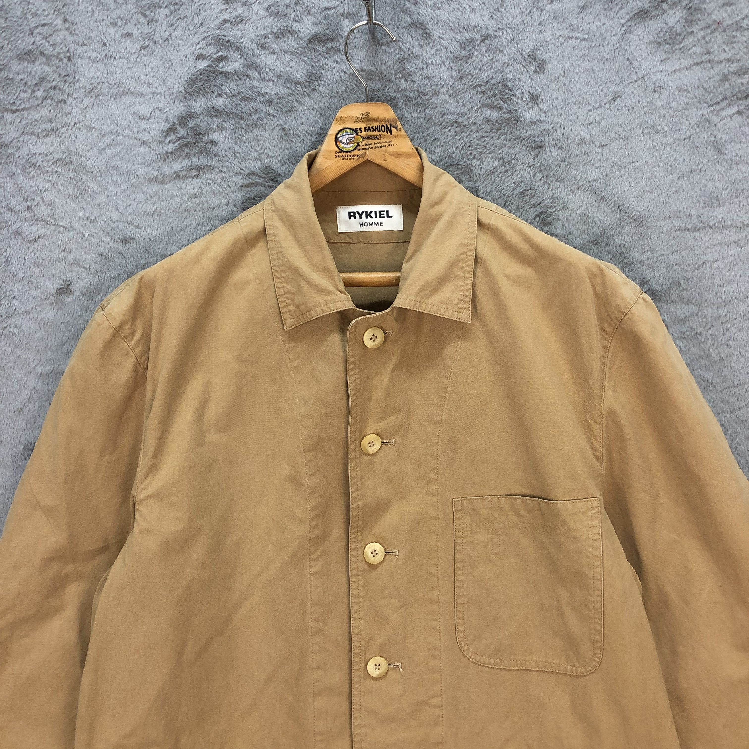 Japanese Brand Rykiel Homme Made in Japan Chore Jacket #5953-215 Size US M / EU 48-50 / 2 - 2 Thumbnail