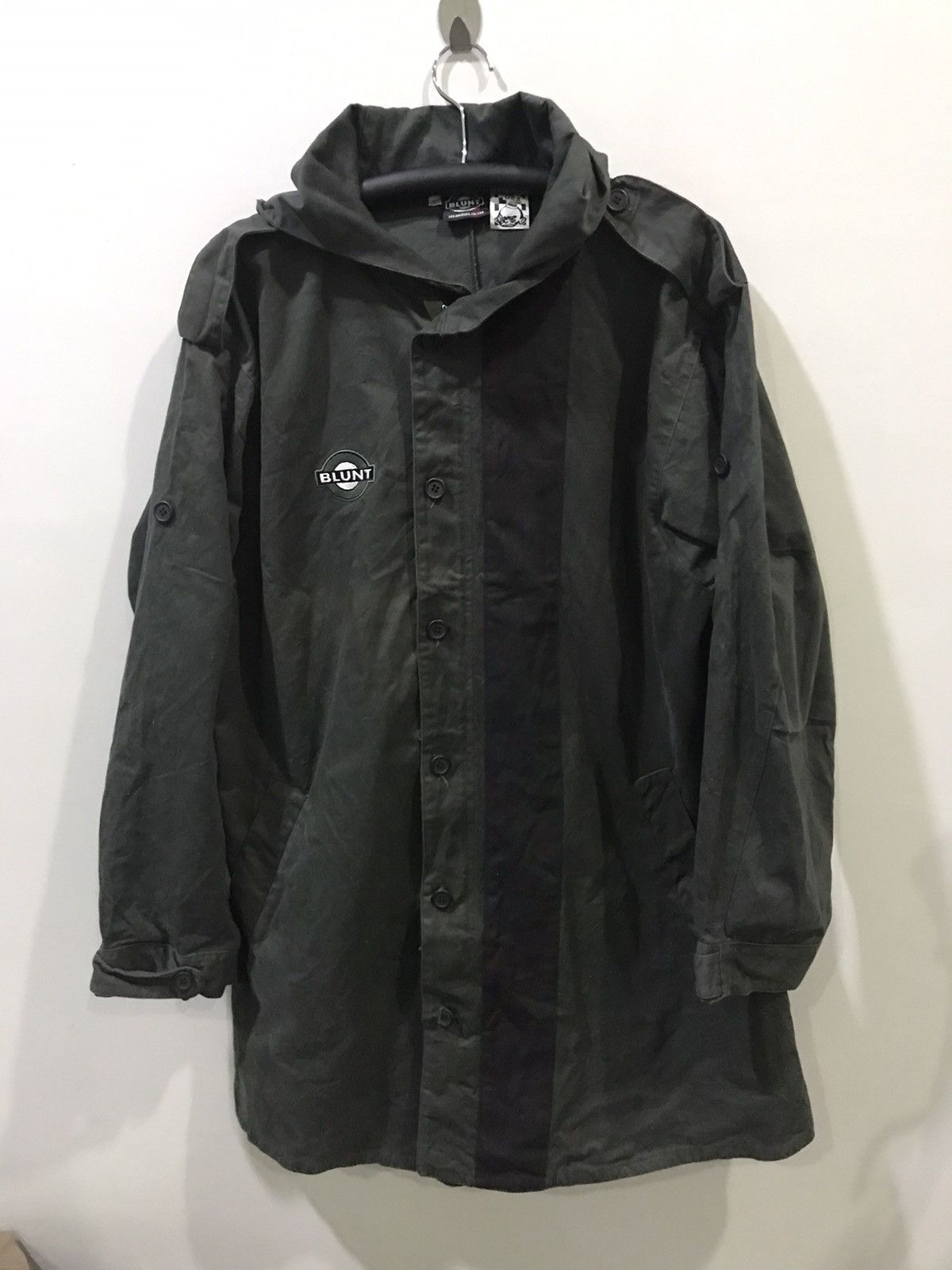 Vintage Vintage BLUNT USA Skateboard Oversize Parka Size US L / EU 52-54 / 3 - 1 Thumbnail