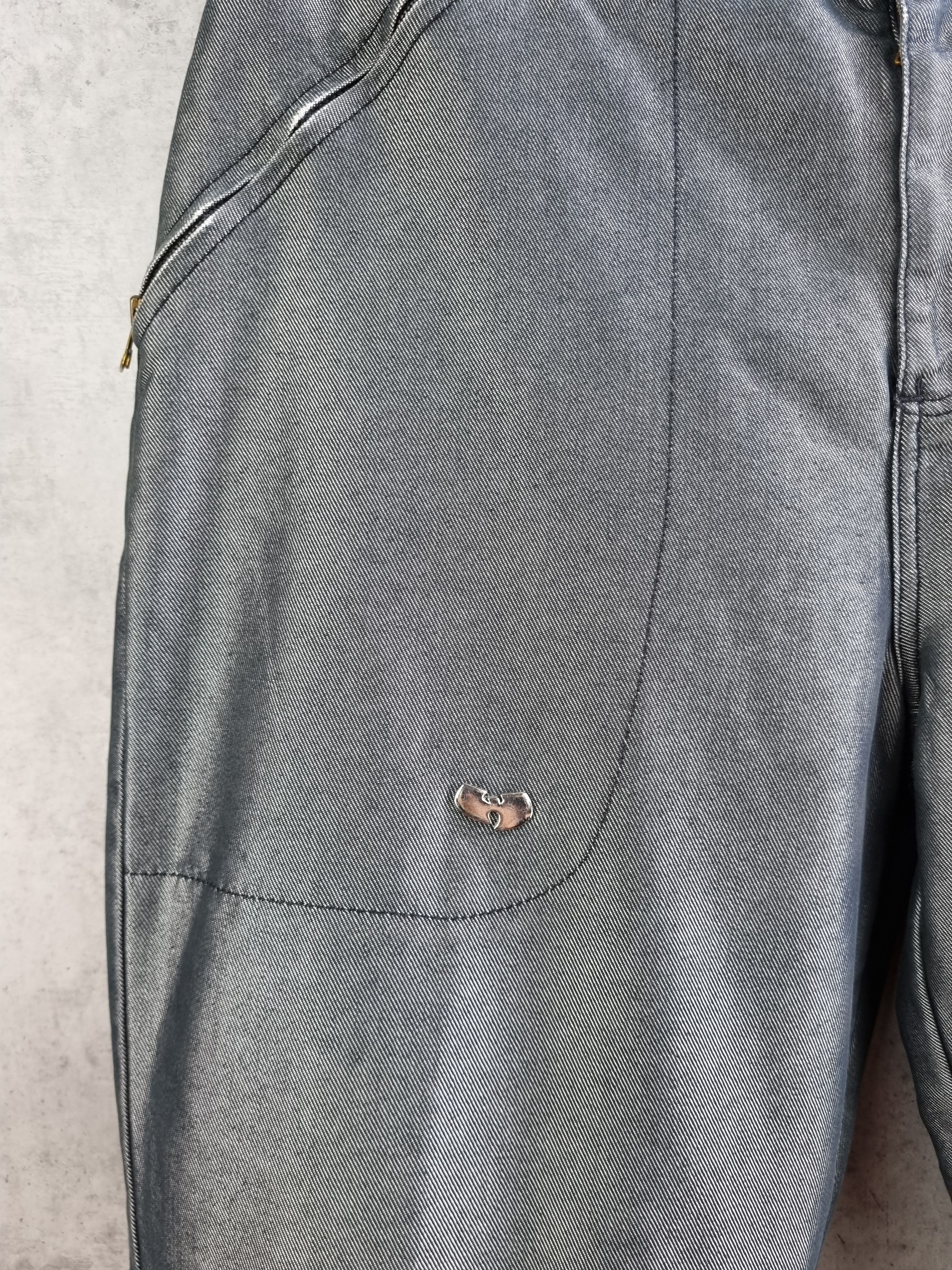 Rap Tees × Wu-Tang Clan Unique Vintage Wu Wear Big Logo Attractive Baggy Jeans Size US 33 - 13 Thumbnail