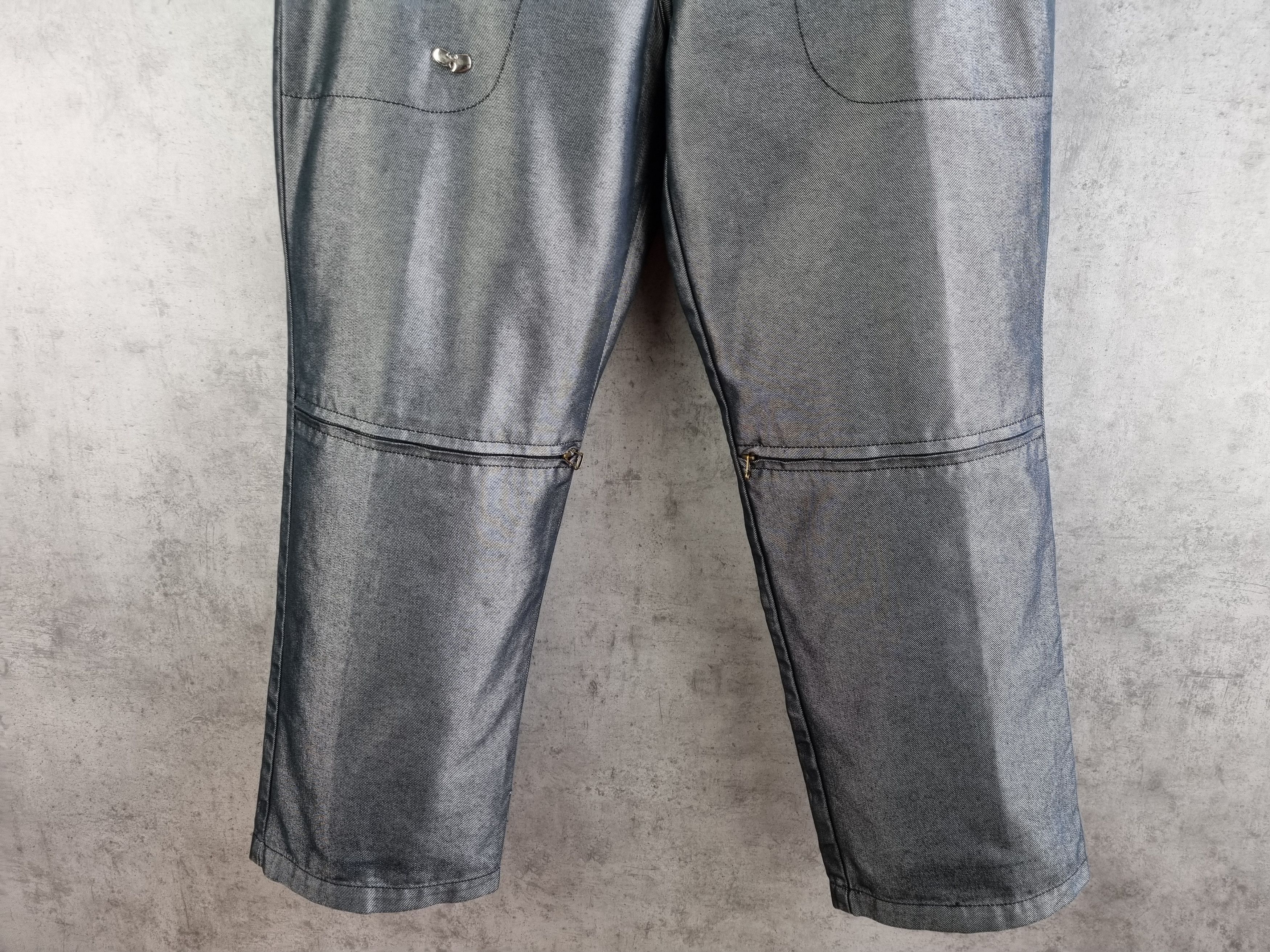 Rap Tees × Wu-Tang Clan Unique Vintage Wu Wear Big Logo Attractive Baggy Jeans Size US 33 - 4 Thumbnail