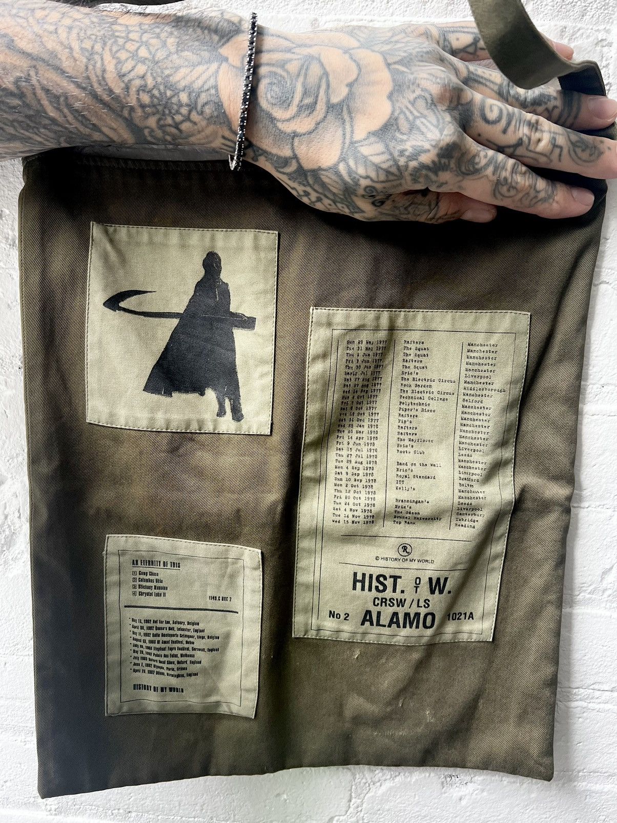 Raf Simons RAF SIMONS AW2005 deadstock POLTERGEIST PATCH BAG Size ONE SIZE - 7 Thumbnail