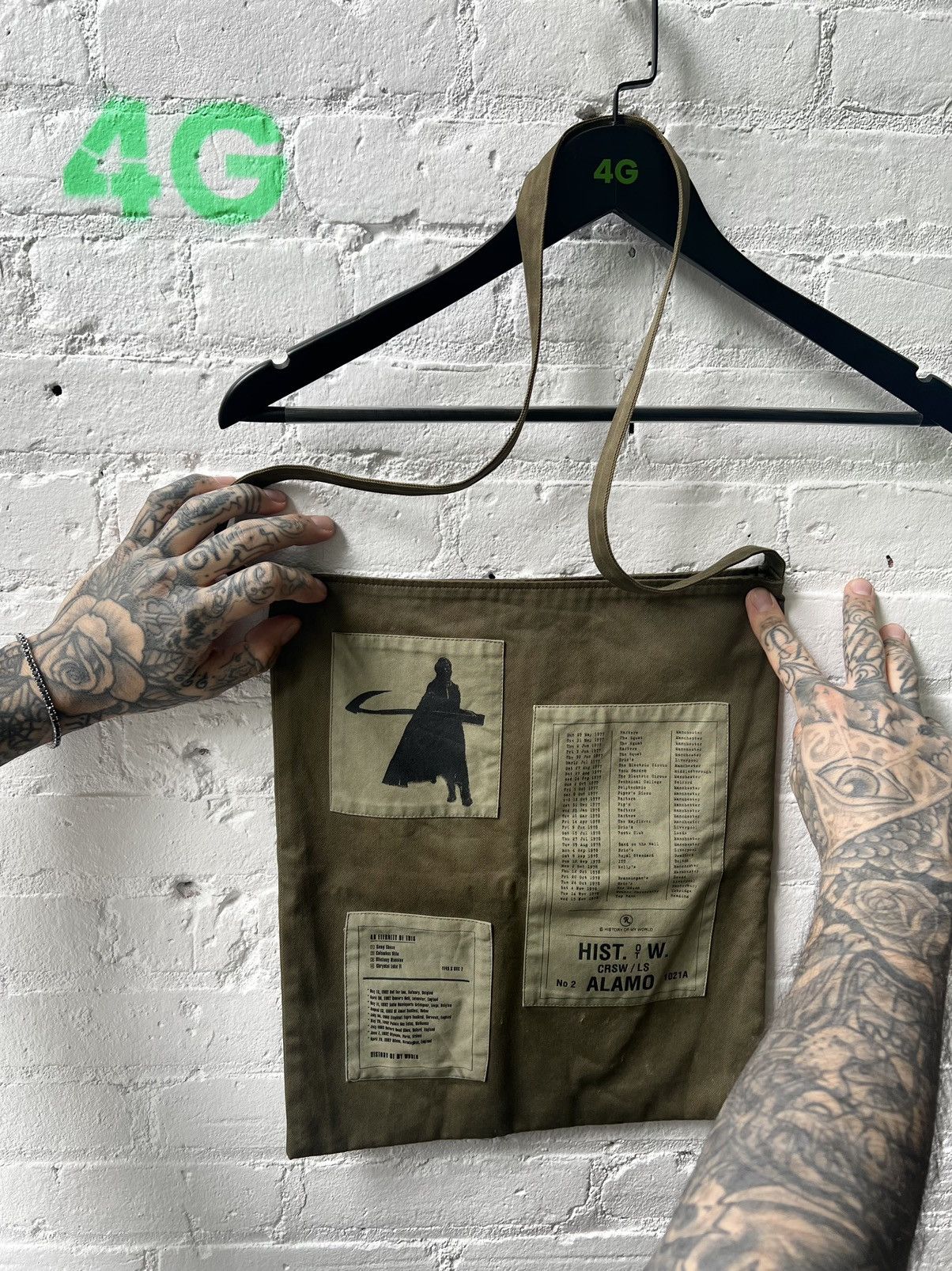 Raf Simons RAF SIMONS AW2005 deadstock POLTERGEIST PATCH BAG Size ONE SIZE - 6 Thumbnail