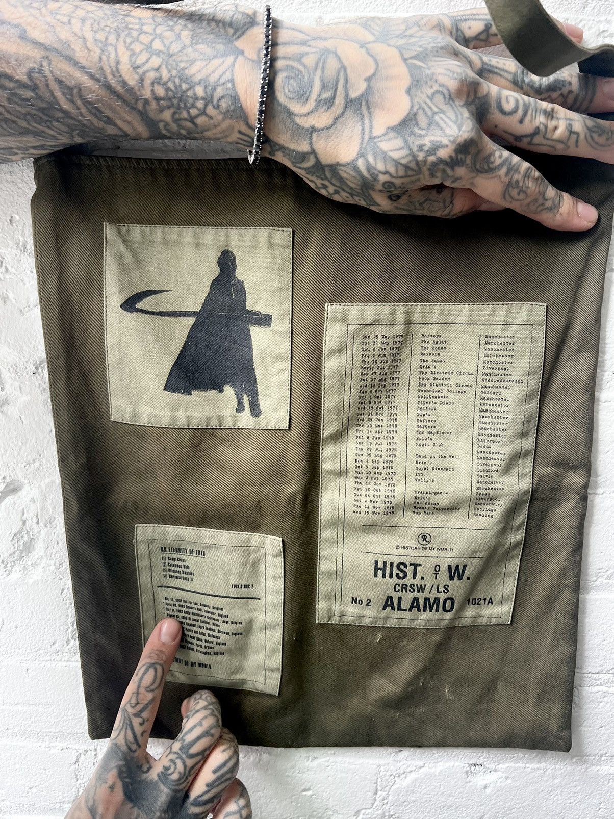 Raf Simons RAF SIMONS AW2005 deadstock POLTERGEIST PATCH BAG Size ONE SIZE - 8 Thumbnail